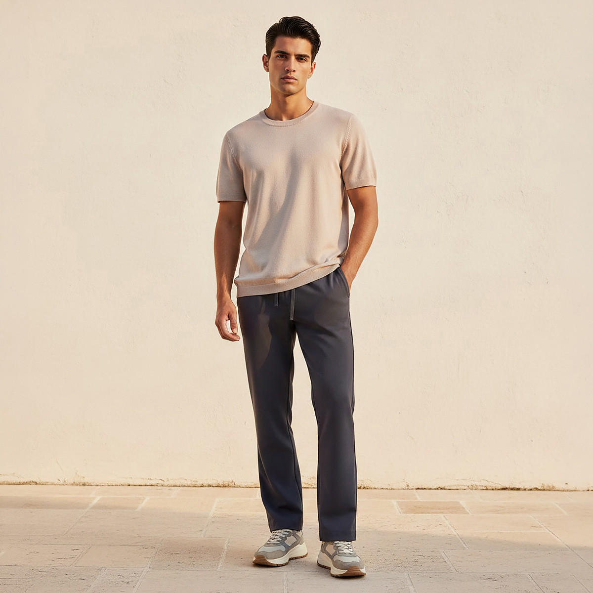 Men Regular Fit Crew Neck Short Sleeve T-shirt-men-clothing-tshirtsandpolos-tshirts-image-3