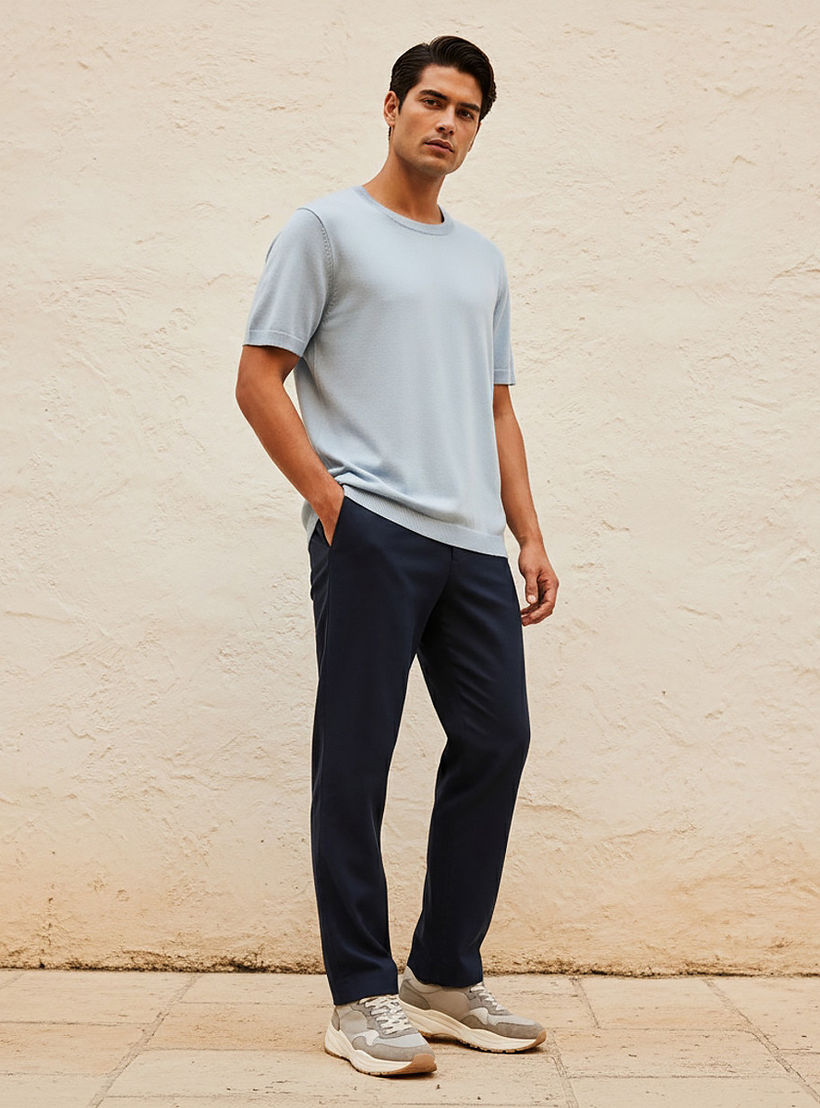 Men Regular Fit Crew Neck Short Sleeve T-shirt-men-clothing-tshirtsandpolos-tshirts-image-3