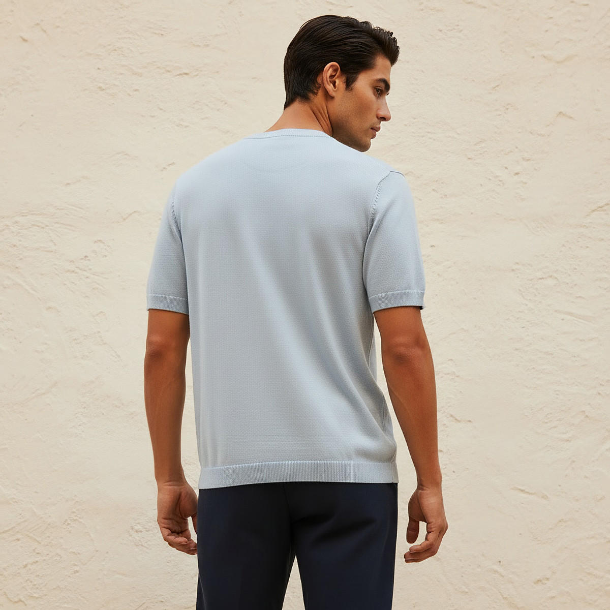 Men Regular Fit Crew Neck Short Sleeve T-shirt-men-clothing-tshirtsandpolos-tshirts-image-4