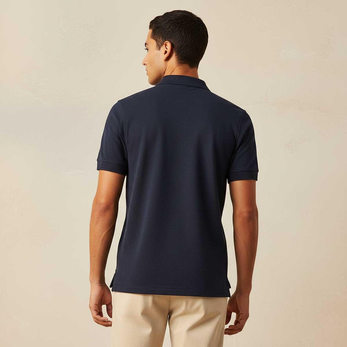 Splash Basic Short Sleeves Textured Polo T-shirt-men-clothing-tshirtsandpolos-polos-image-4