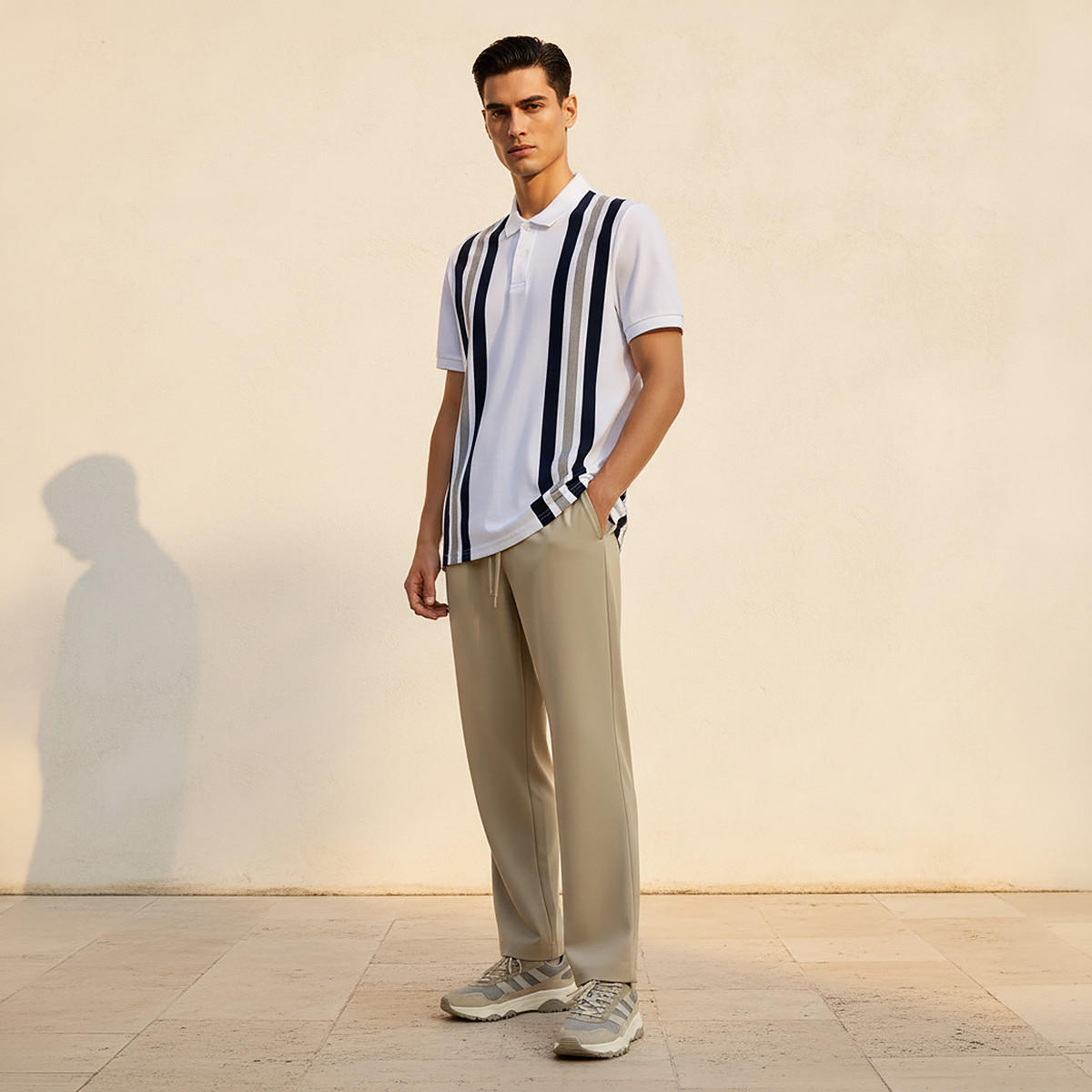 Men Short Sleeve Striped Polo T-shirt-men-clothing-tshirtsandpolos-polos-image-3