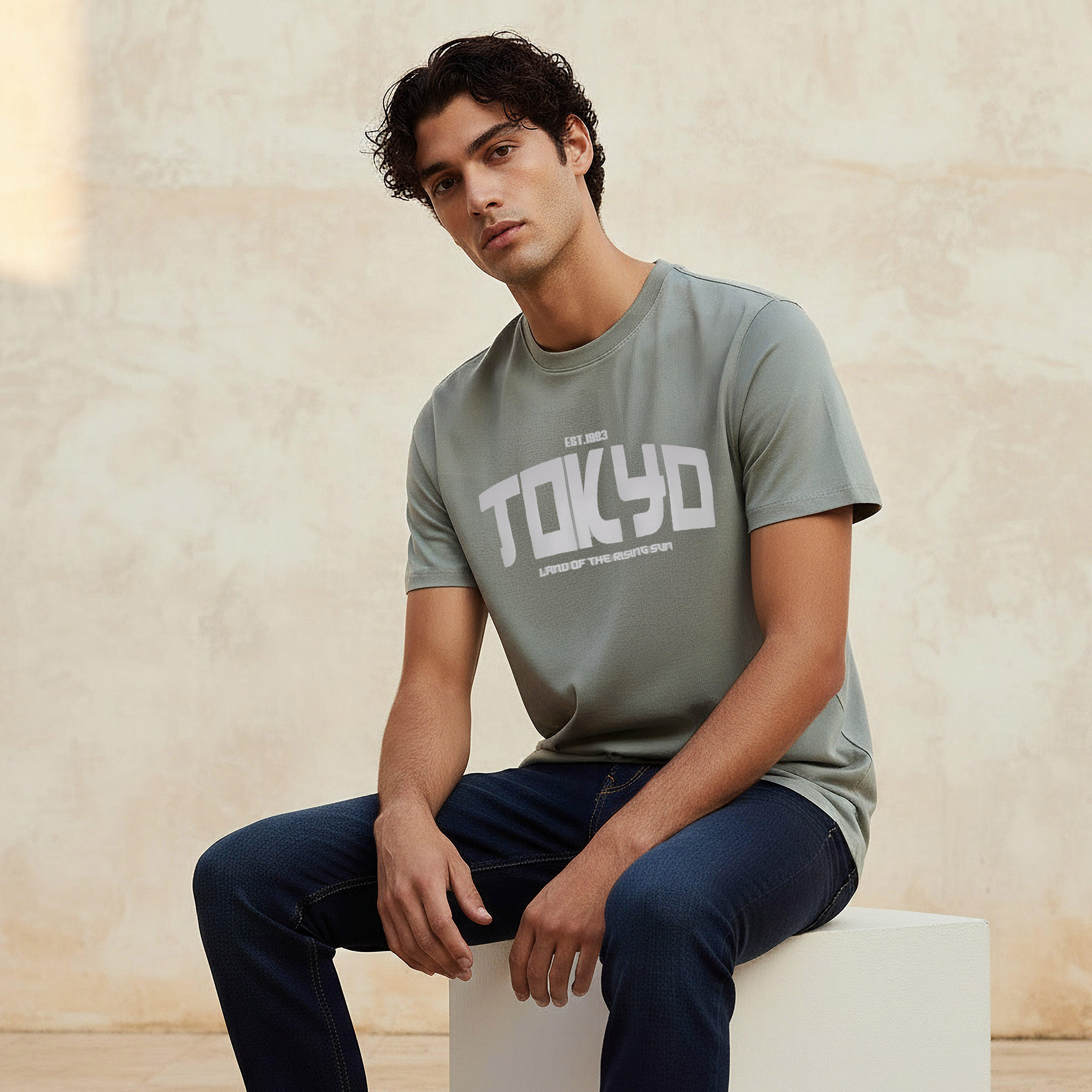 Men Slim Fit Crew Neck Short Sleeve Varsity Print T-shirt-PROMO_SP_KSA_3_BUY2FORSAR49_130625-image-5