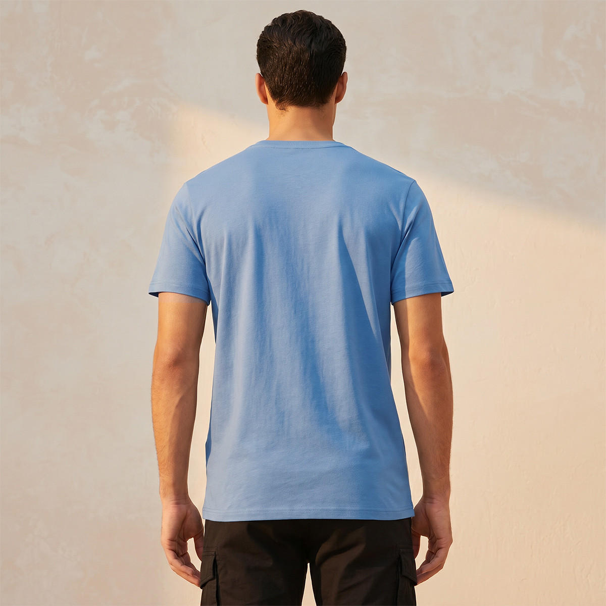 Men Regular Fit Crew Neck Short Sleeves T-shirt-men-clothing-tshirtsandpolos-tshirts-image-4