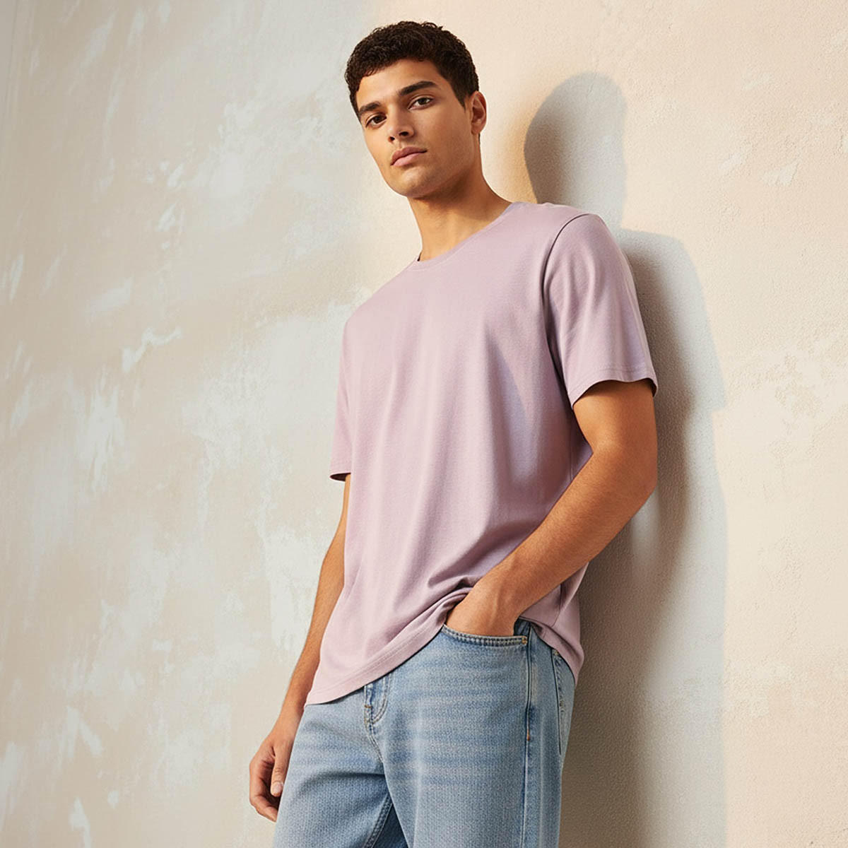 Men Regular Fit Crew Neck Short Sleeves T-shirt-men-clothing-tshirtsandpolos-tshirts-image-5