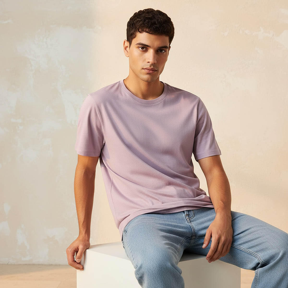 Men Regular Fit Crew Neck Short Sleeves T-shirt-men-clothing-tshirtsandpolos-tshirts-image-6