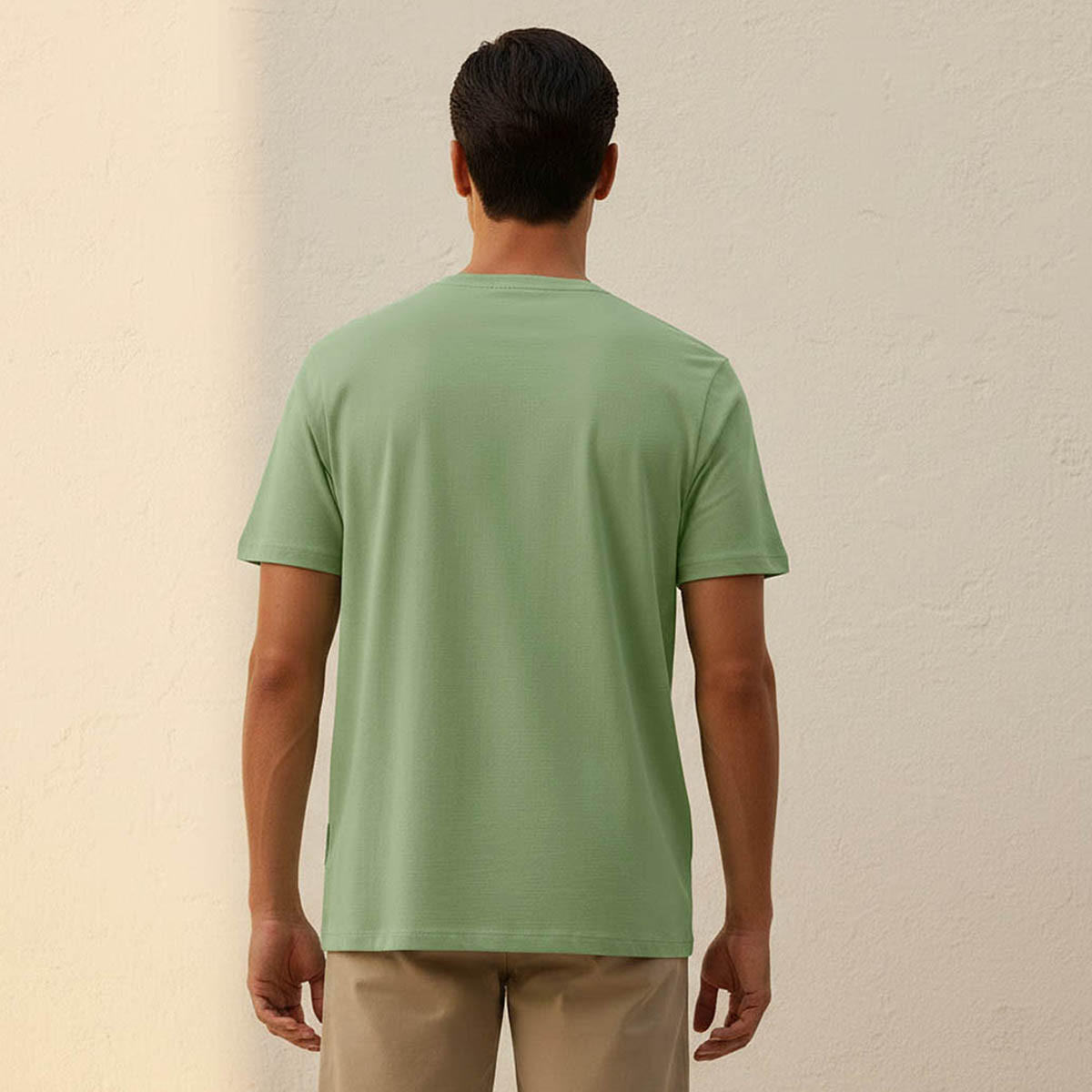 Men Regular Fit Crew Neck Short Sleeves T-shirt-men-clothing-tshirtsandpolos-tshirts-image-4