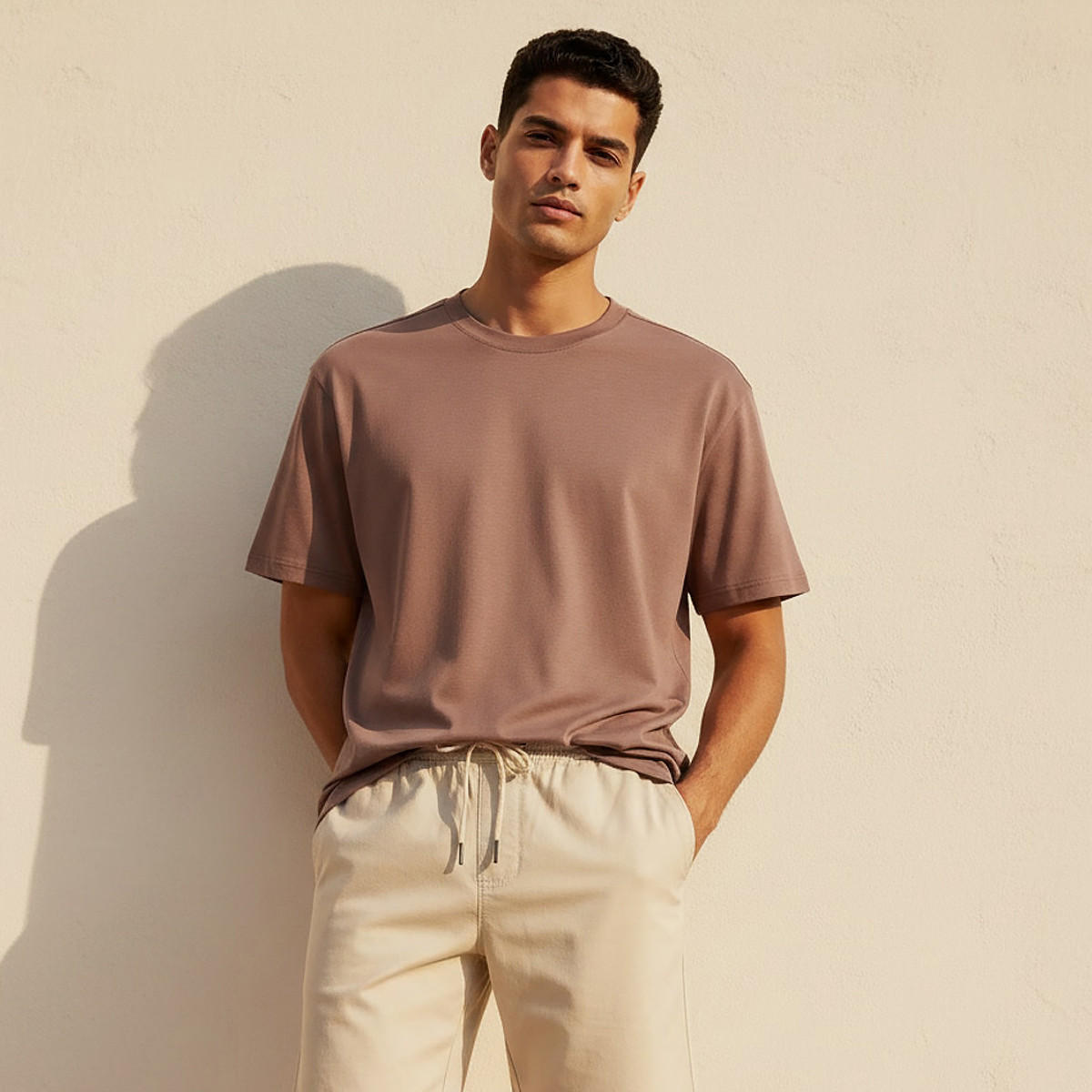 Men Relaxed Fit Crew Neck Short Sleeve T-shirt-men-clothing-tshirtsandpolos-tshirts-image-1