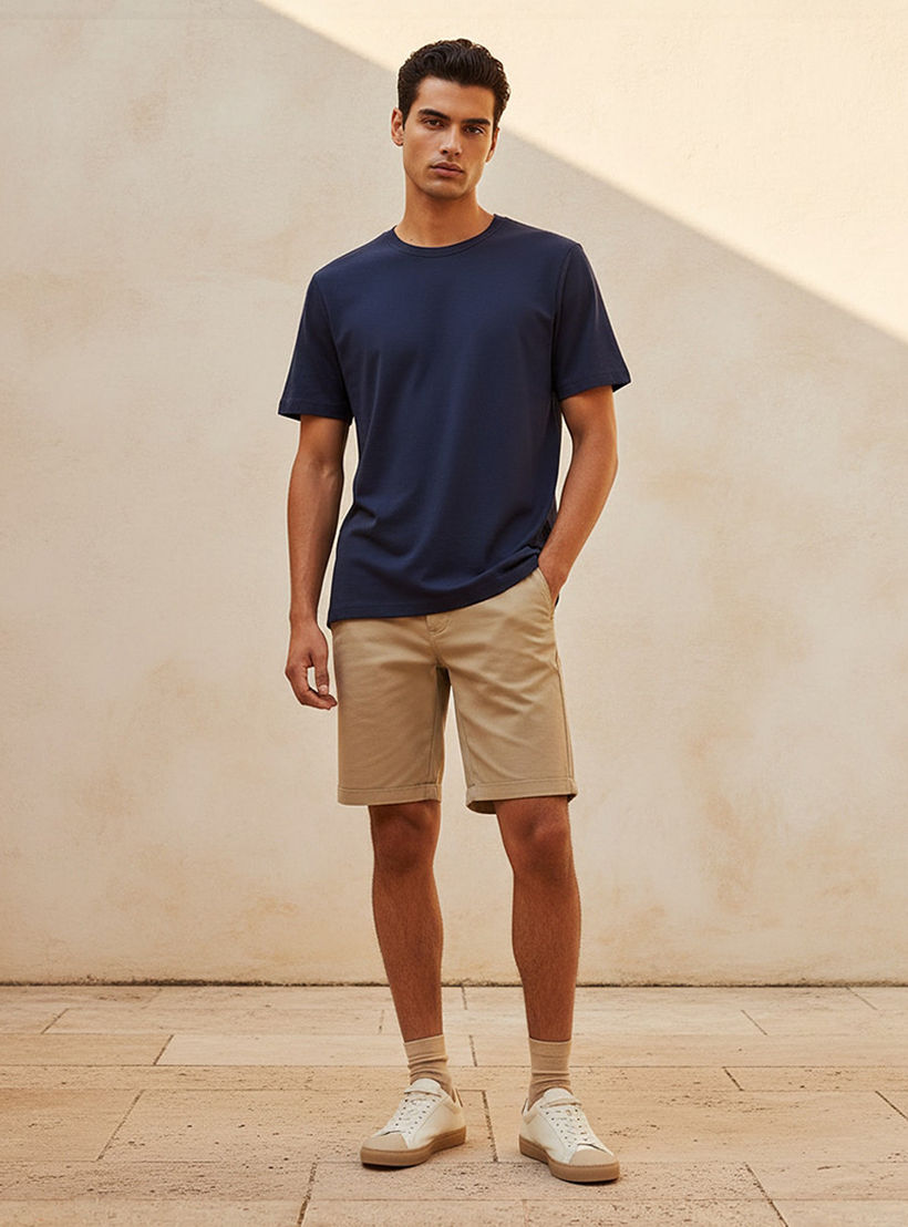 Men Relaxed Fit Crew Neck Short Sleeves T-shirt-men-clothing-tshirtsandpolos-tshirts-image-3