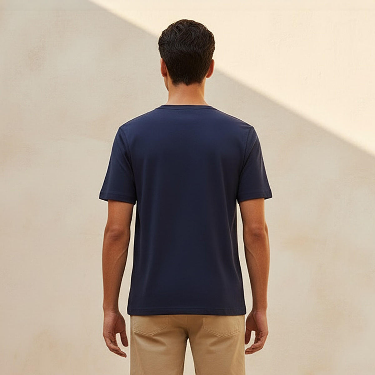 Men Relaxed Fit Crew Neck Short Sleeves T-shirt-men-clothing-tshirtsandpolos-tshirts-image-4