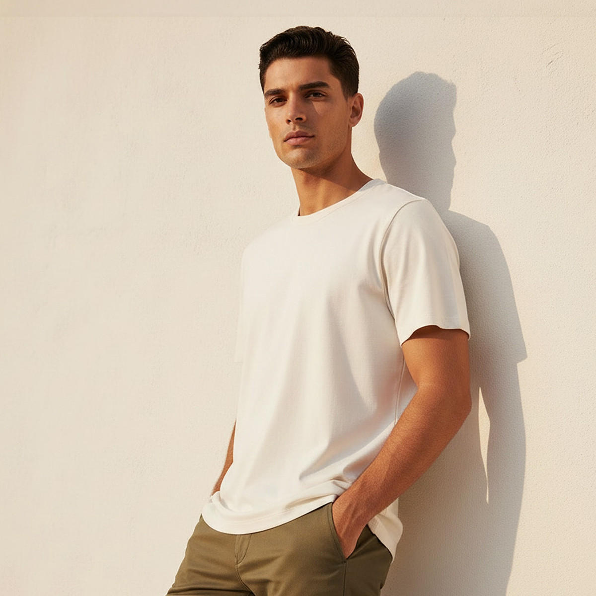 Men Relaxed Fit Crew Neck Short Sleeves T-shirt-men-clothing-tshirtsandpolos-tshirts-image-1