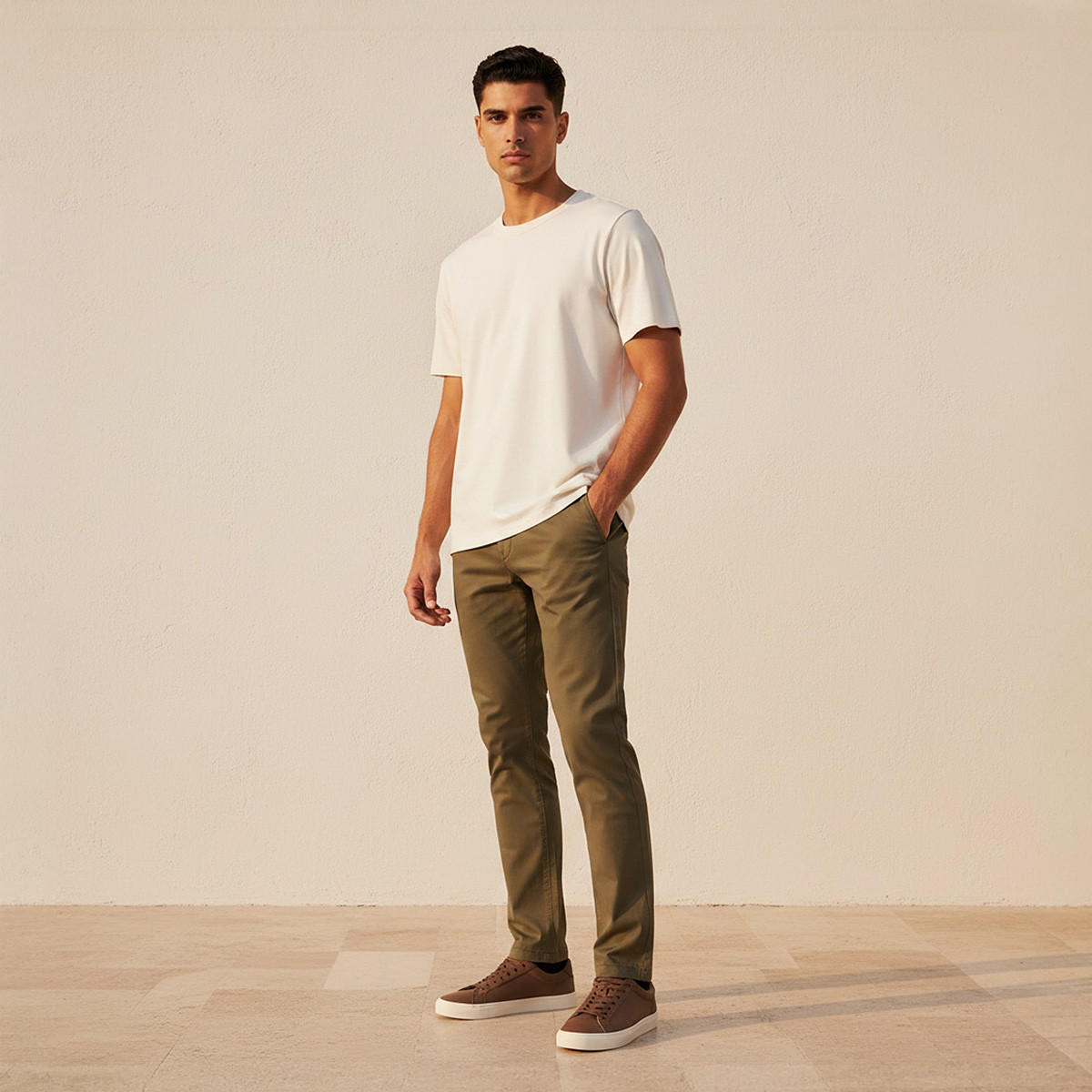 Men Relaxed Fit Crew Neck Short Sleeves T-shirt-men-clothing-tshirtsandpolos-tshirts-image-3