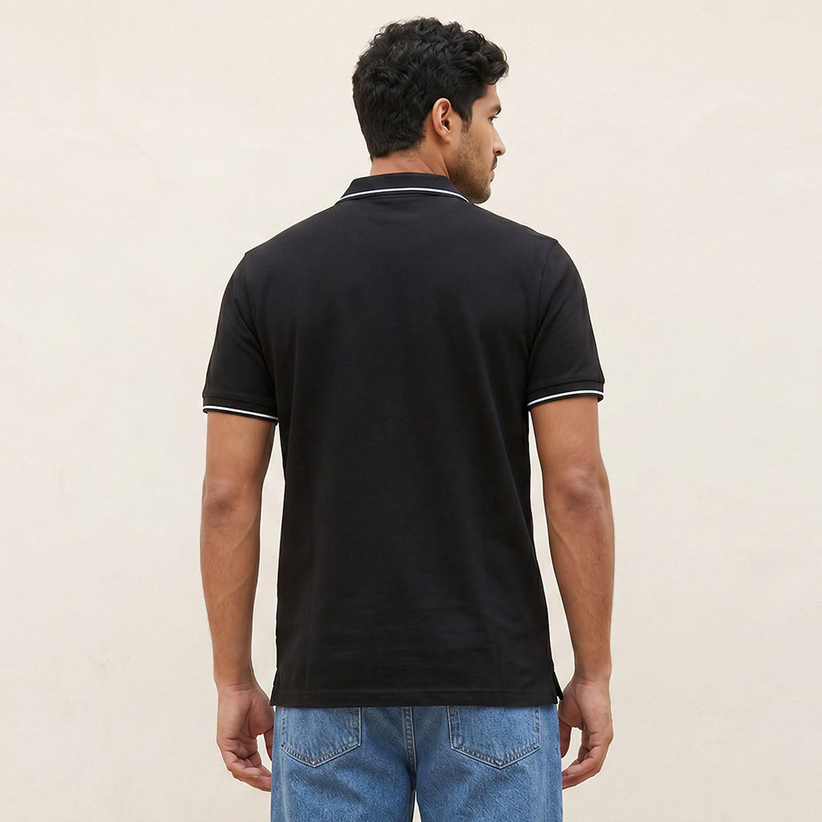 تيشيرت بولو بارز الملمس بأكمام قصيرة من سبلاش بيزك-men-clothing-tshirtsandpolos-polos-image-4