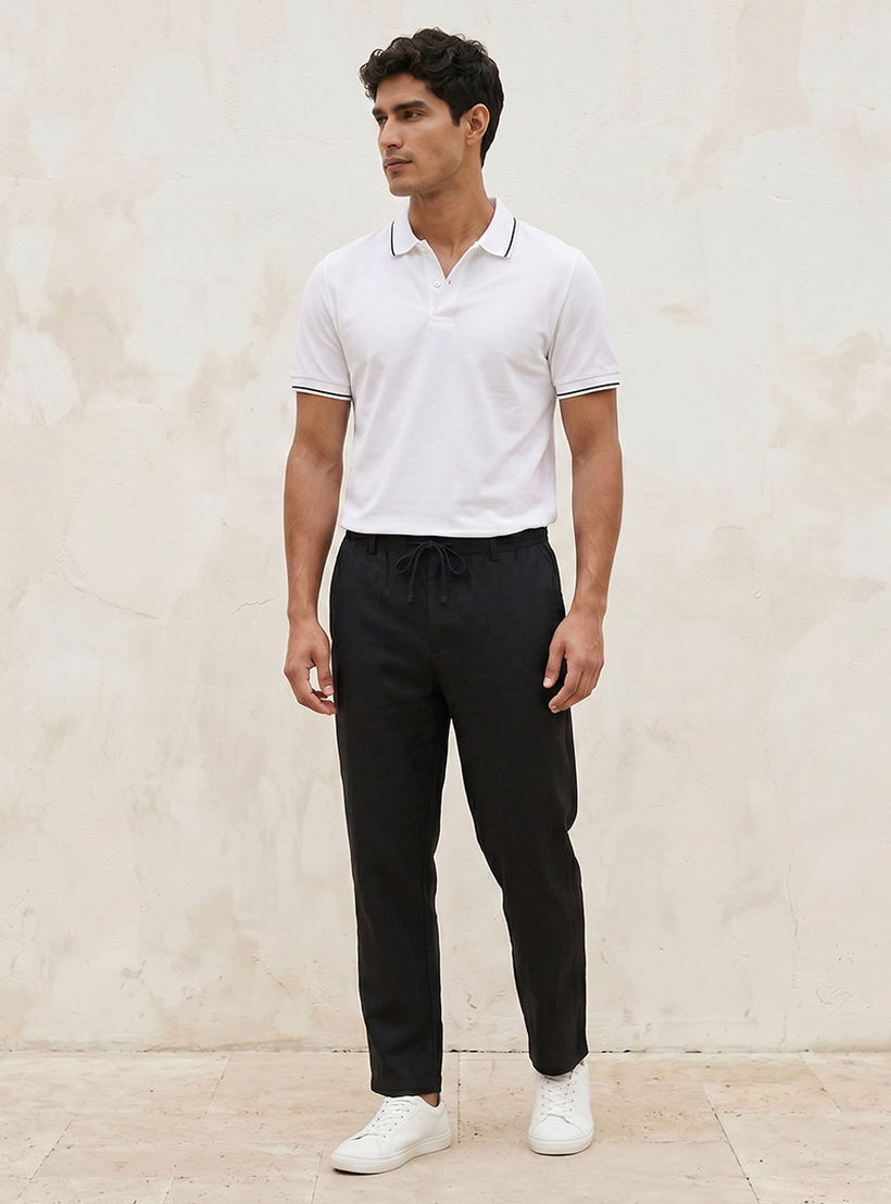 تيشيرت بولو بارز الملمس بأكمام قصيرة من سبلاش بيزك-men-clothing-tshirtsandpolos-polos-image-3