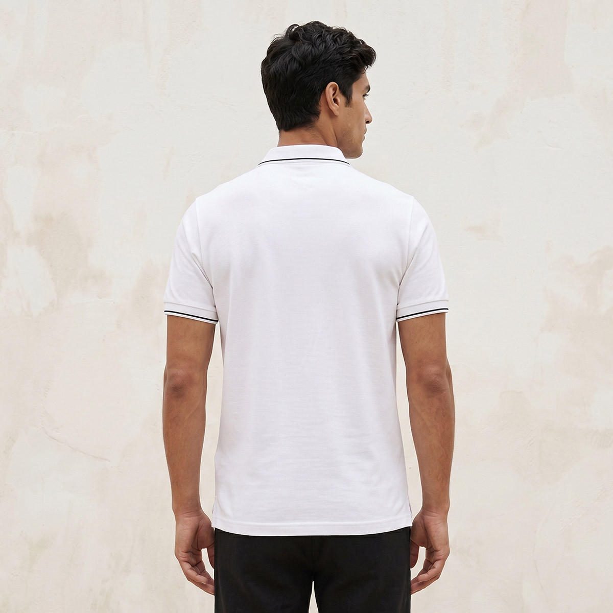 تيشيرت بولو بارز الملمس بأكمام قصيرة من سبلاش بيزك-men-clothing-tshirtsandpolos-polos-image-4