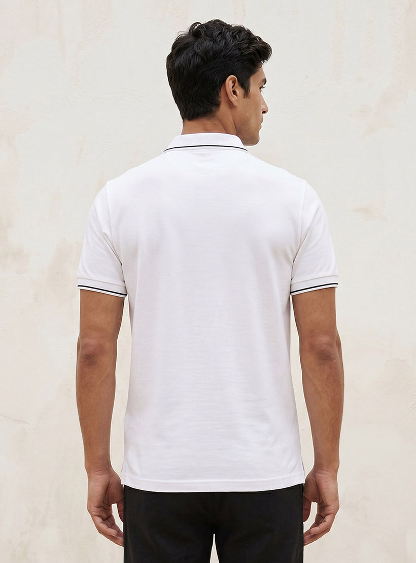 تيشيرت بولو بارز الملمس بأكمام قصيرة من سبلاش بيزك-men-clothing-tshirtsandpolos-polos-image-4