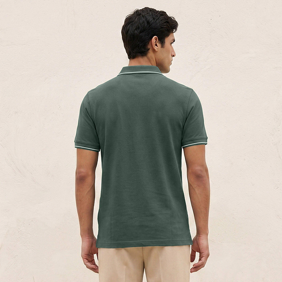 تيشيرت بولو بارز الملمس بأكمام قصيرة من سبلاش بيزك-men-clothing-tshirtsandpolos-polos-image-4