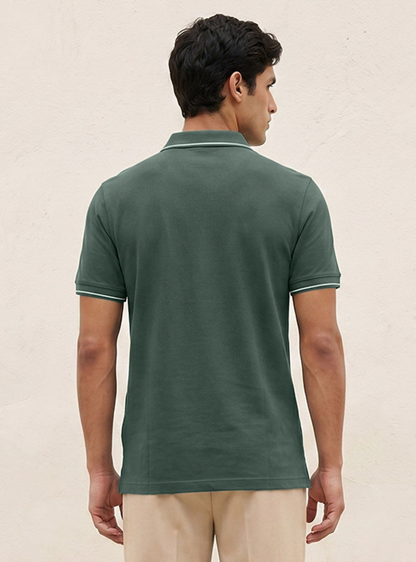 تيشيرت بولو بارز الملمس بأكمام قصيرة من سبلاش بيزك-men-clothing-tshirtsandpolos-polos-image-4