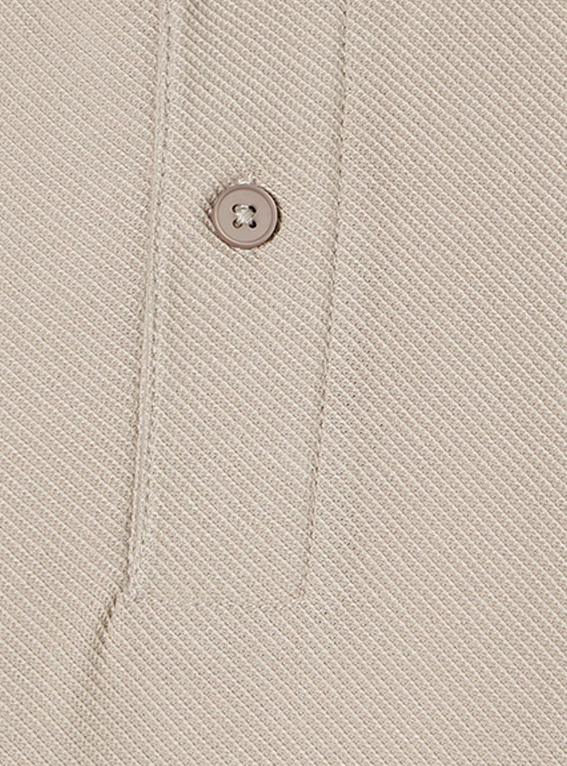 تيشيرت بولو بارز الملمس بأكمام قصيرة من سبلاش بيزك-men-clothing-tshirtsandpolos-polos-image-2