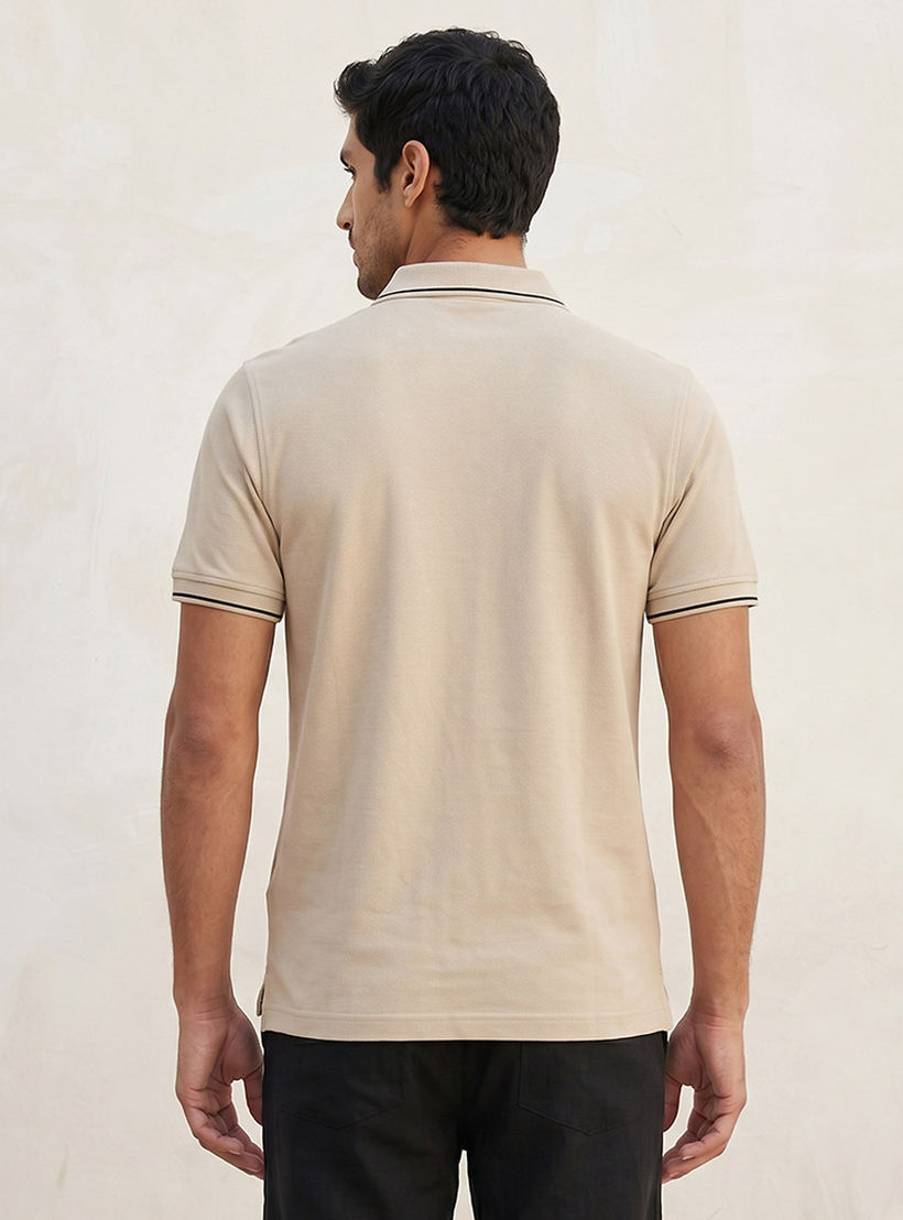 تيشيرت بولو بارز الملمس بأكمام قصيرة من سبلاش بيزك-men-clothing-tshirtsandpolos-polos-image-4
