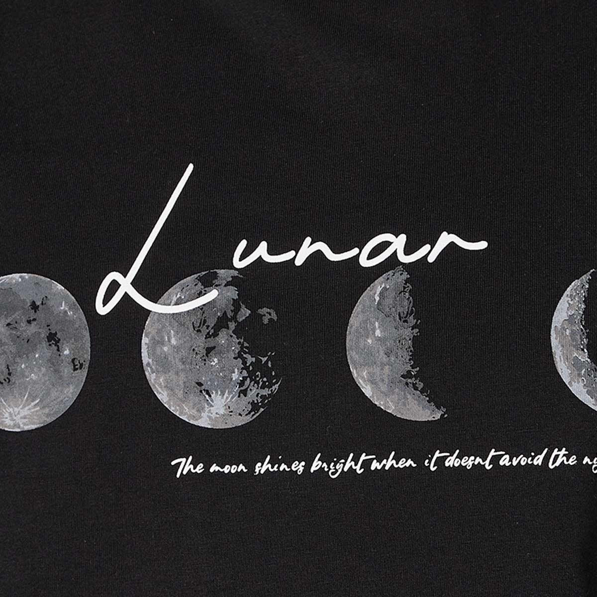 Splash Basic Slim Fit Crew Neck Short Sleeves Lunar Print T-shirt-PROMO_SP_KSA_3_BUY2FORSAR49_130625-image-2