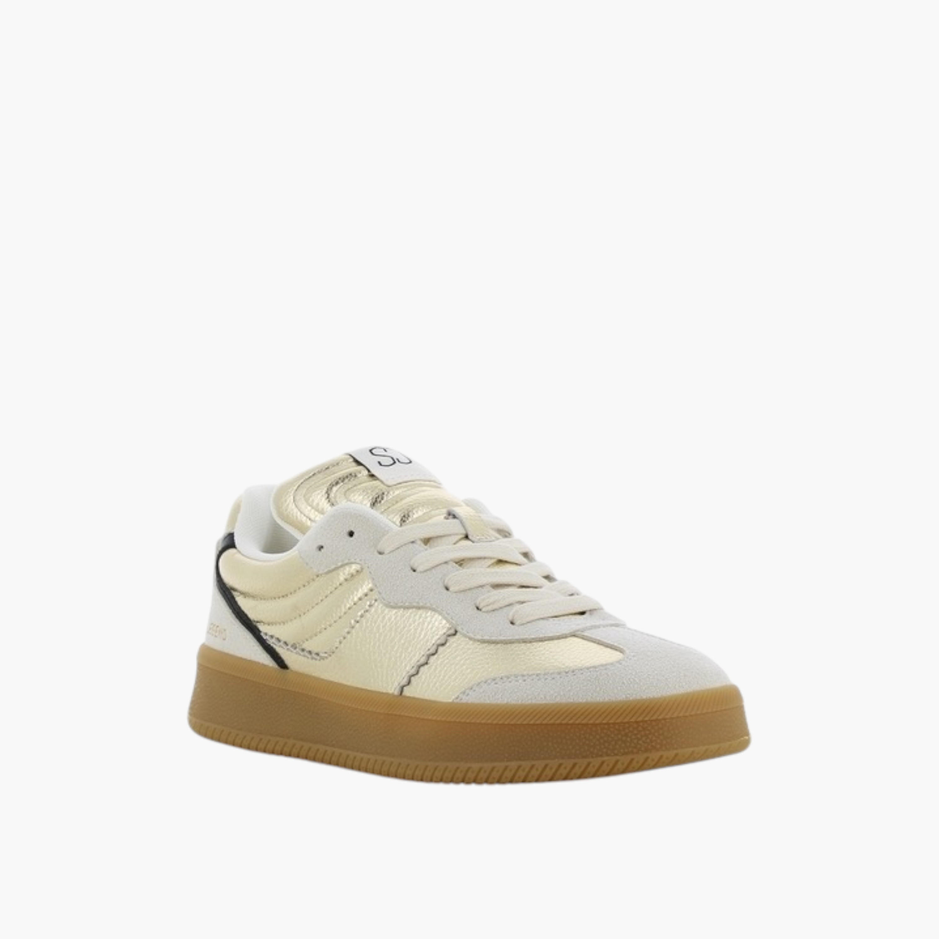 حذاء سنيكرز ميتاليك برباط إغلاق للنساء من إس جيه-women-shoes-sneakers-image-1