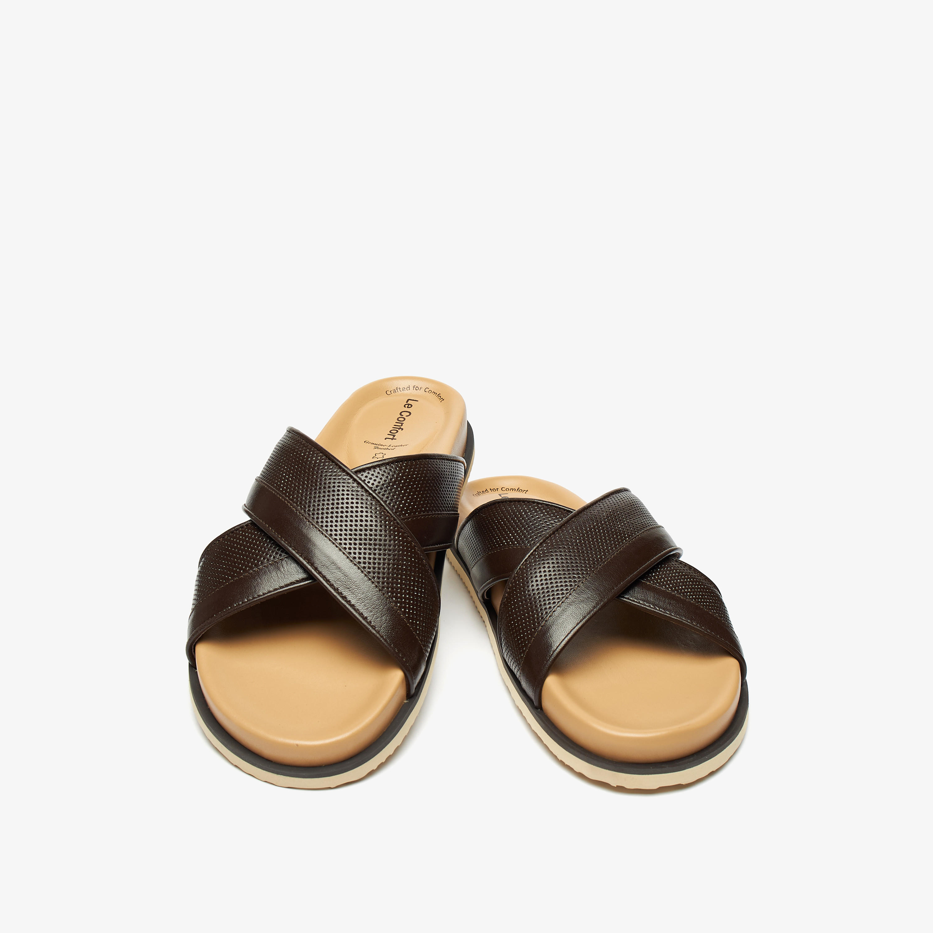 Le Confort Textured Slip-On Arabic Sandals-men-shoes-sandals-image-3