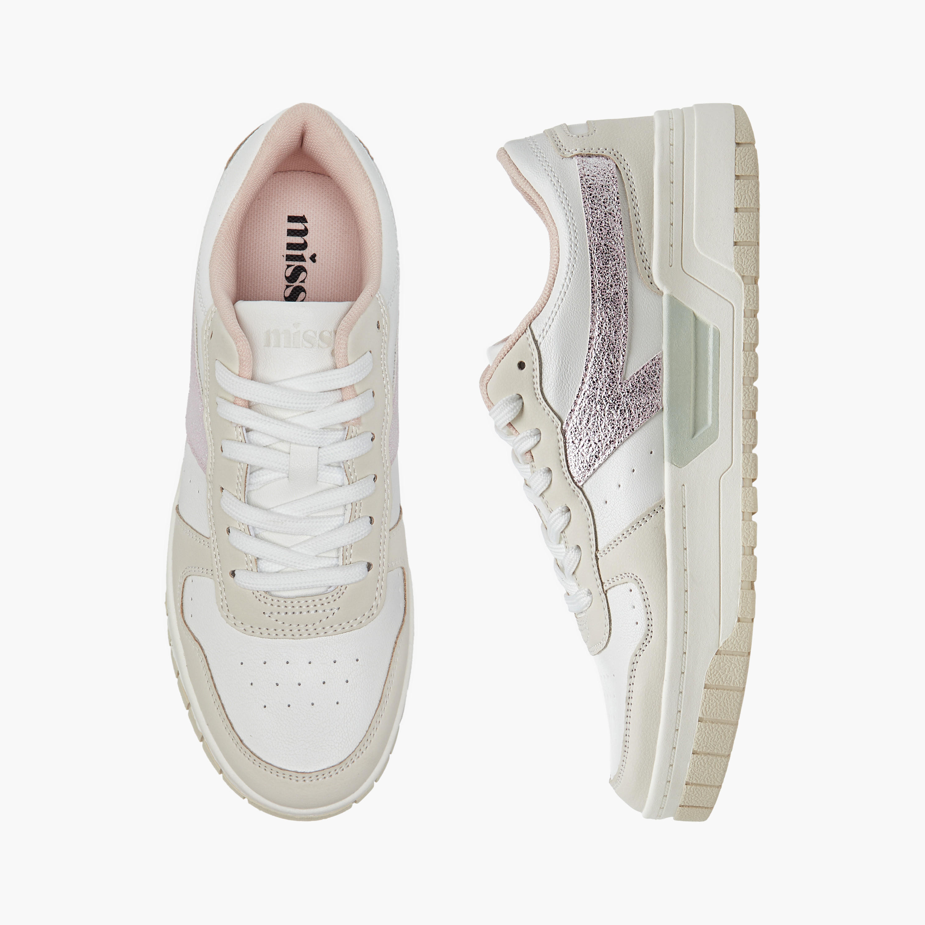 Missy Panelled Lace-Up Sneakers-women-shoes-sneakers-image-1