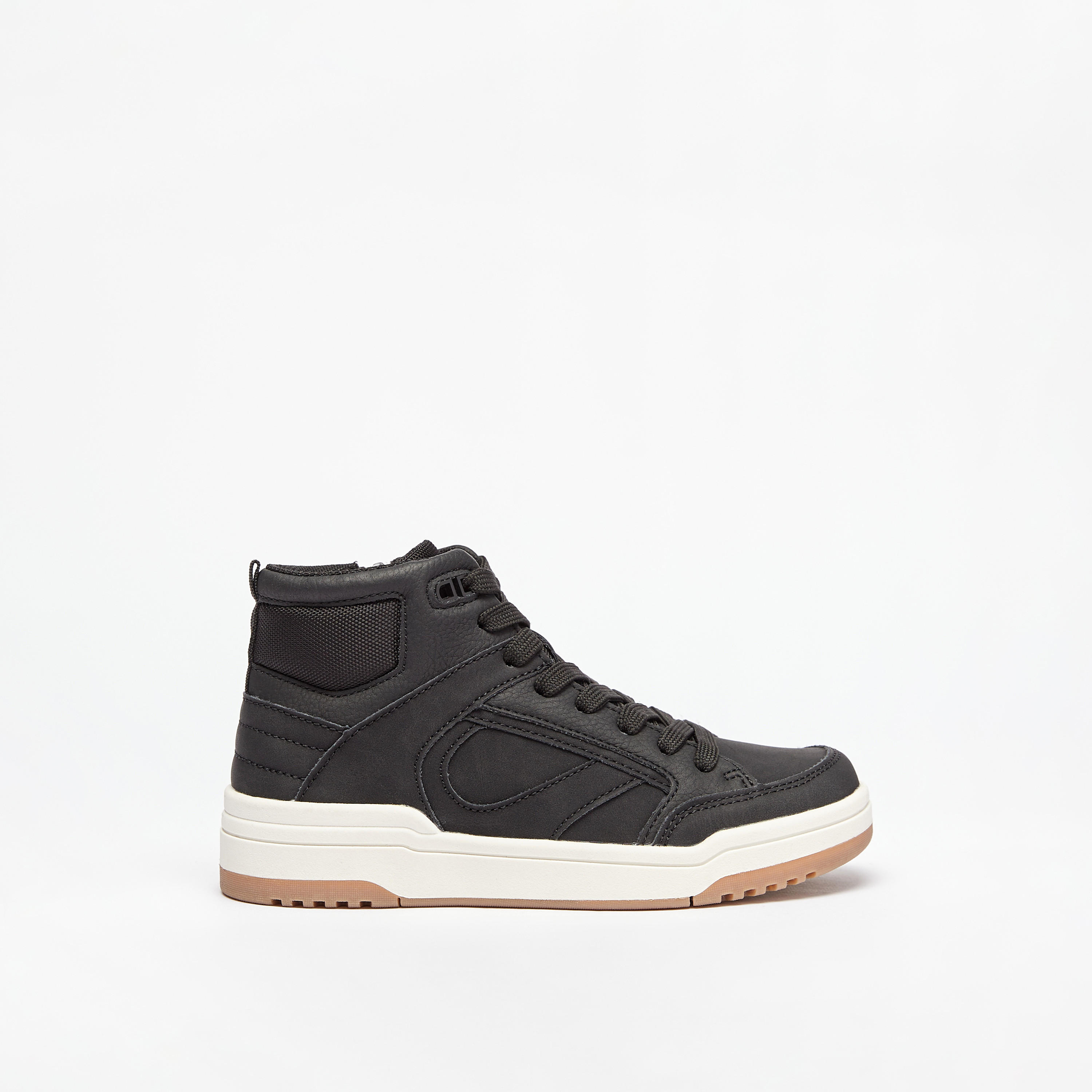 حذاء سنيكرز بكاحل مرتفع وسحاب إغلاق متعدد التصاميم من مستر دوتشيني-boys-shoes-sneakers-image-3