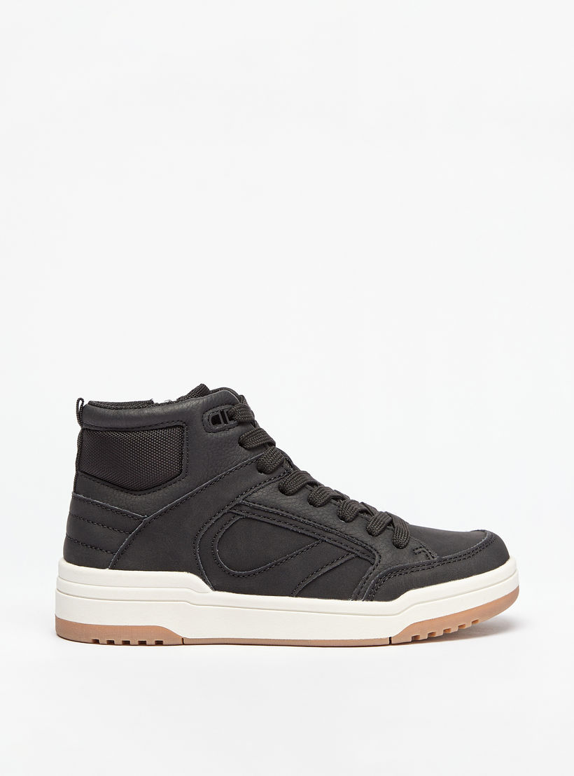 حذاء سنيكرز بكاحل مرتفع وسحاب إغلاق متعدد التصاميم من مستر دوتشيني-boys-shoes-sneakers-image-3