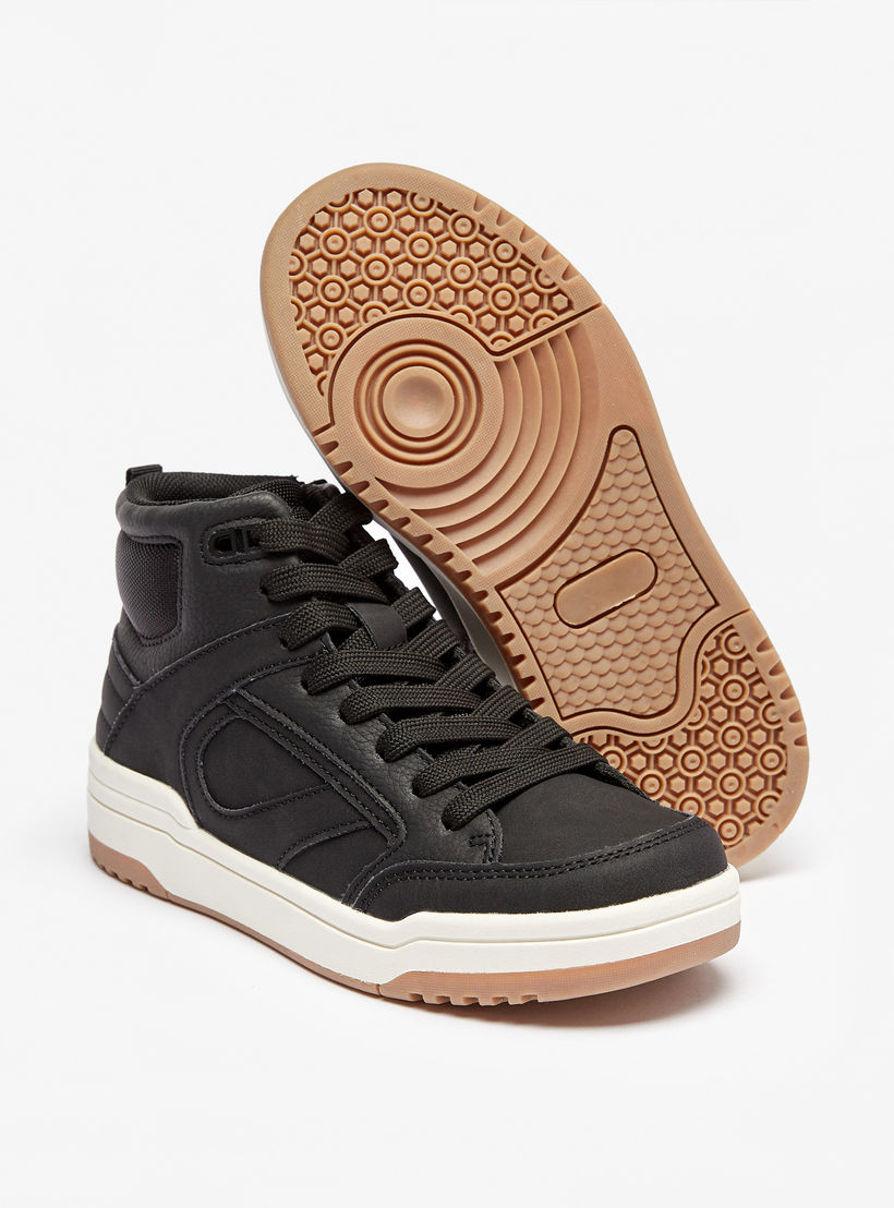حذاء سنيكرز بكاحل مرتفع وسحاب إغلاق متعدد التصاميم من مستر دوتشيني-boys-shoes-sneakers-image-4