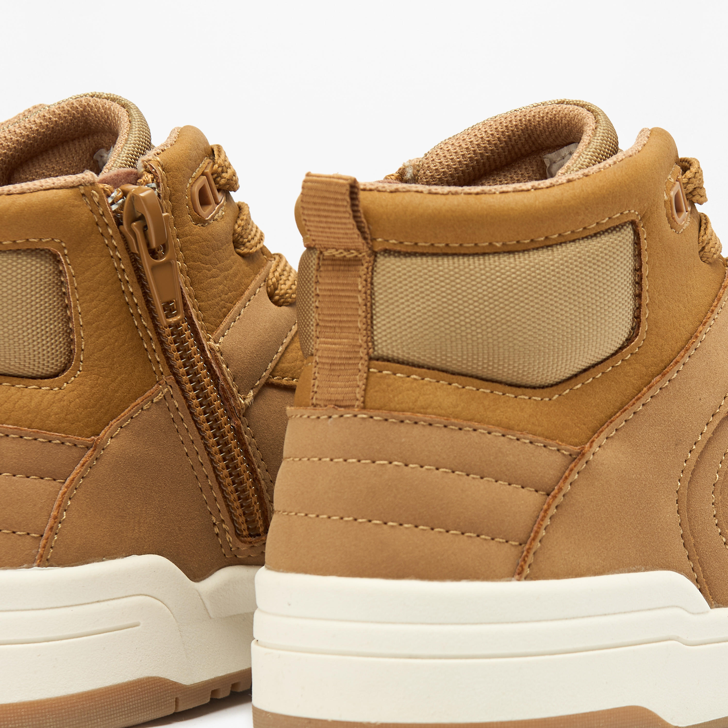 Mister Duchini Panelled High Top Sneakers with Zip Closure-boys-shoes-sneakers-image-4