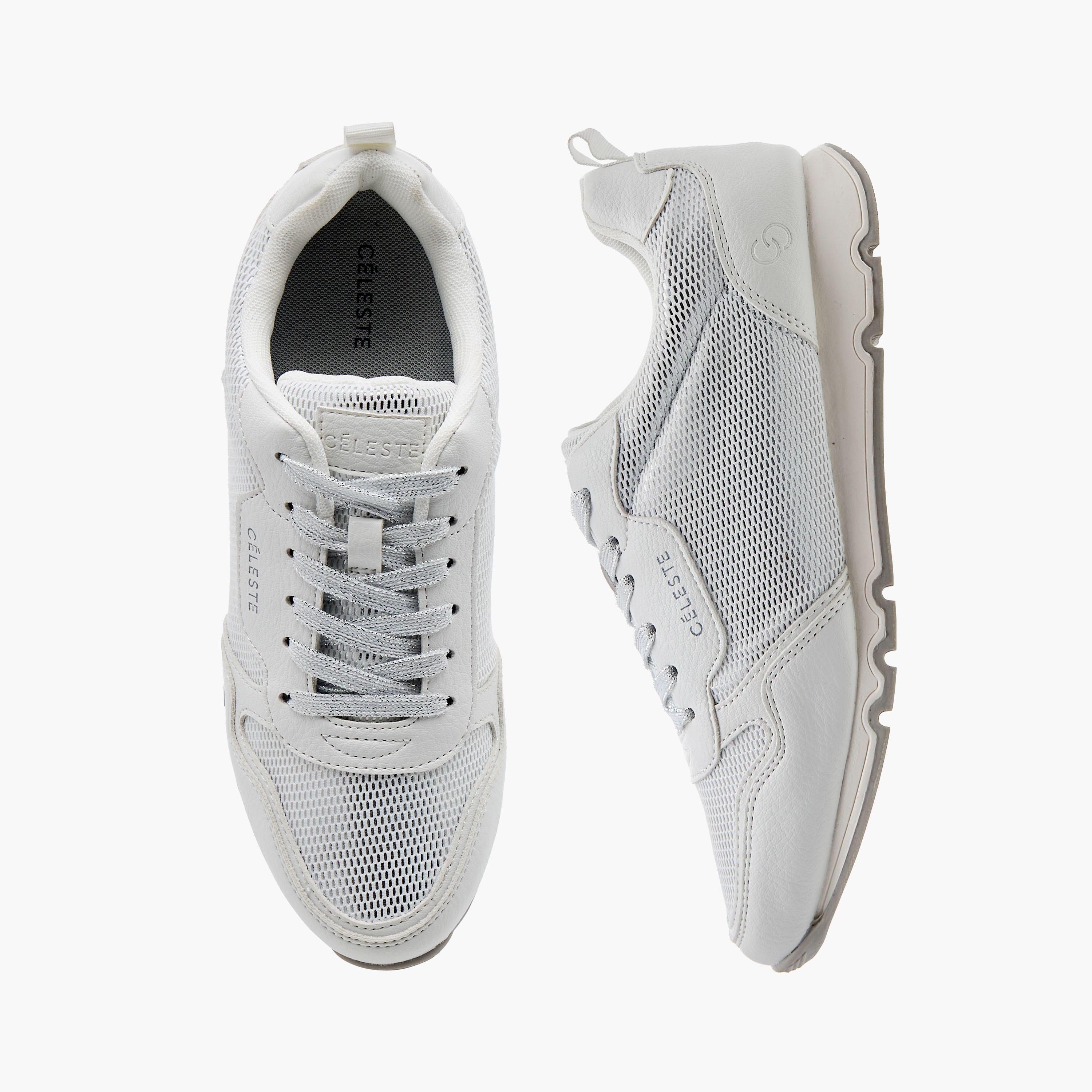 Celeste Women's Logo Detail Sneakers with Lace-Up Closure-women-shoes-sneakers-image-1