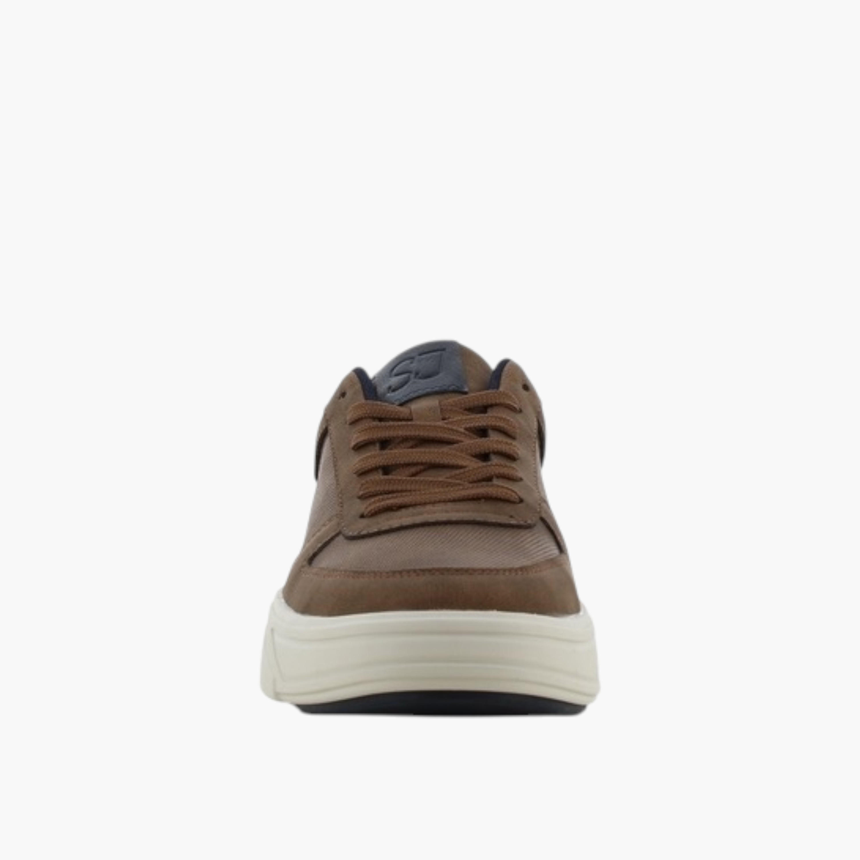 SJ Men's Panelled Lace-Up Closure Sneakers - 636102-692-men-shoes-sneakers-image-6