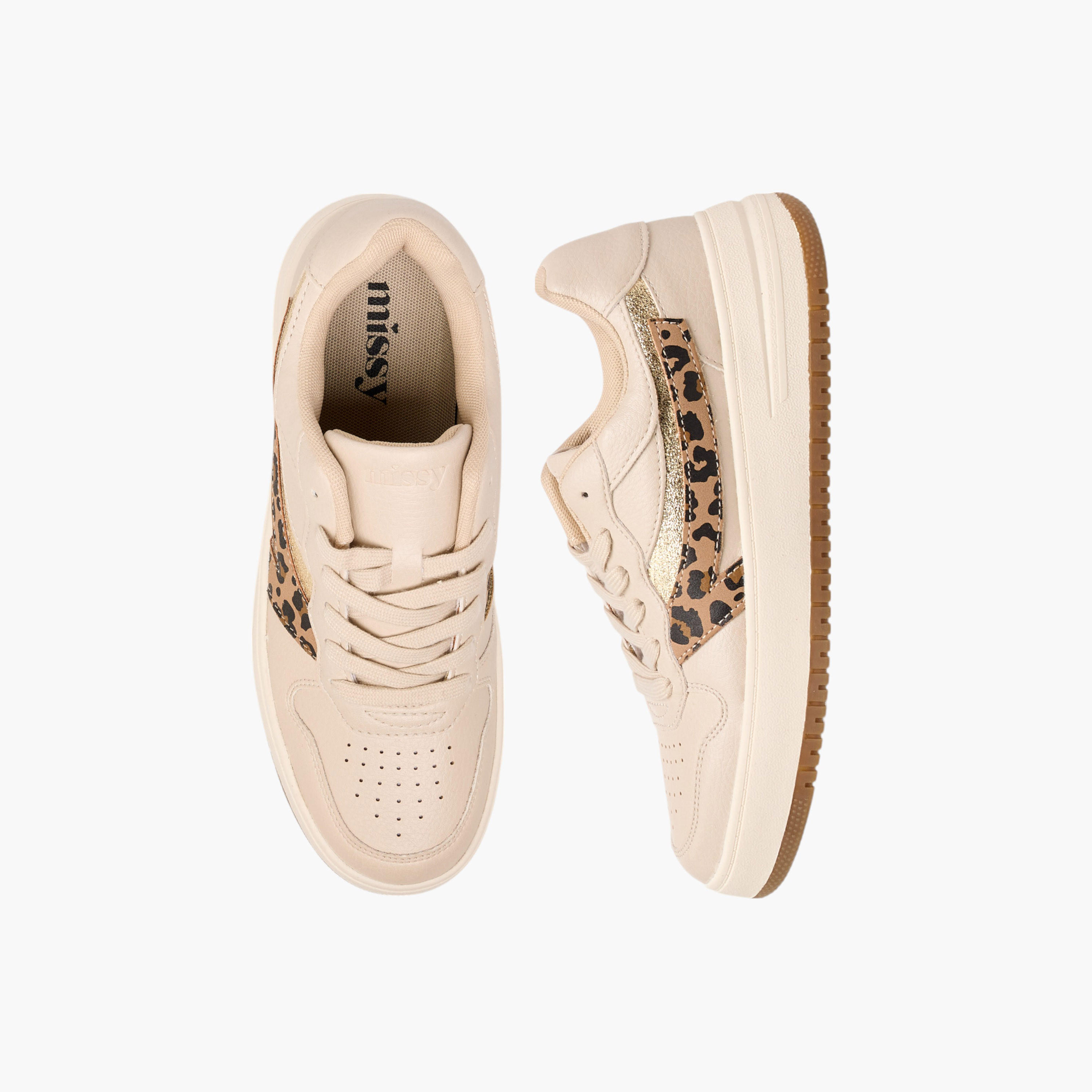 Missy Animal Print Sneakers with Lace-Up Closure-women-shoes-sneakers-image-1