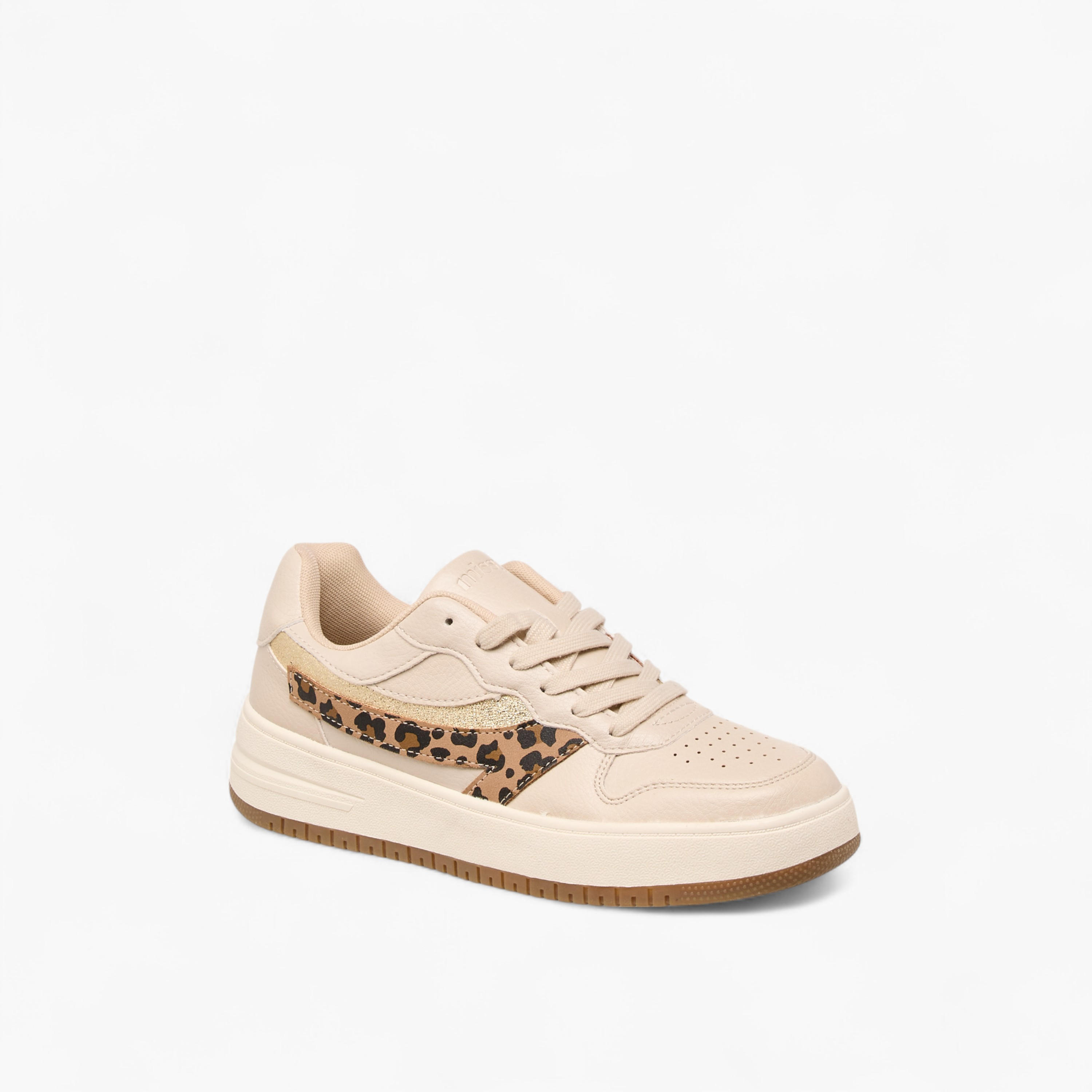Missy Animal Print Sneakers with Lace-Up Closure-women-shoes-sneakers-image-2