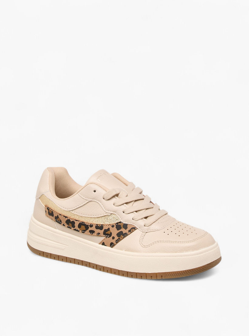 Missy Animal Print Sneakers with Lace-Up Closure-women-shoes-sneakers-image-2