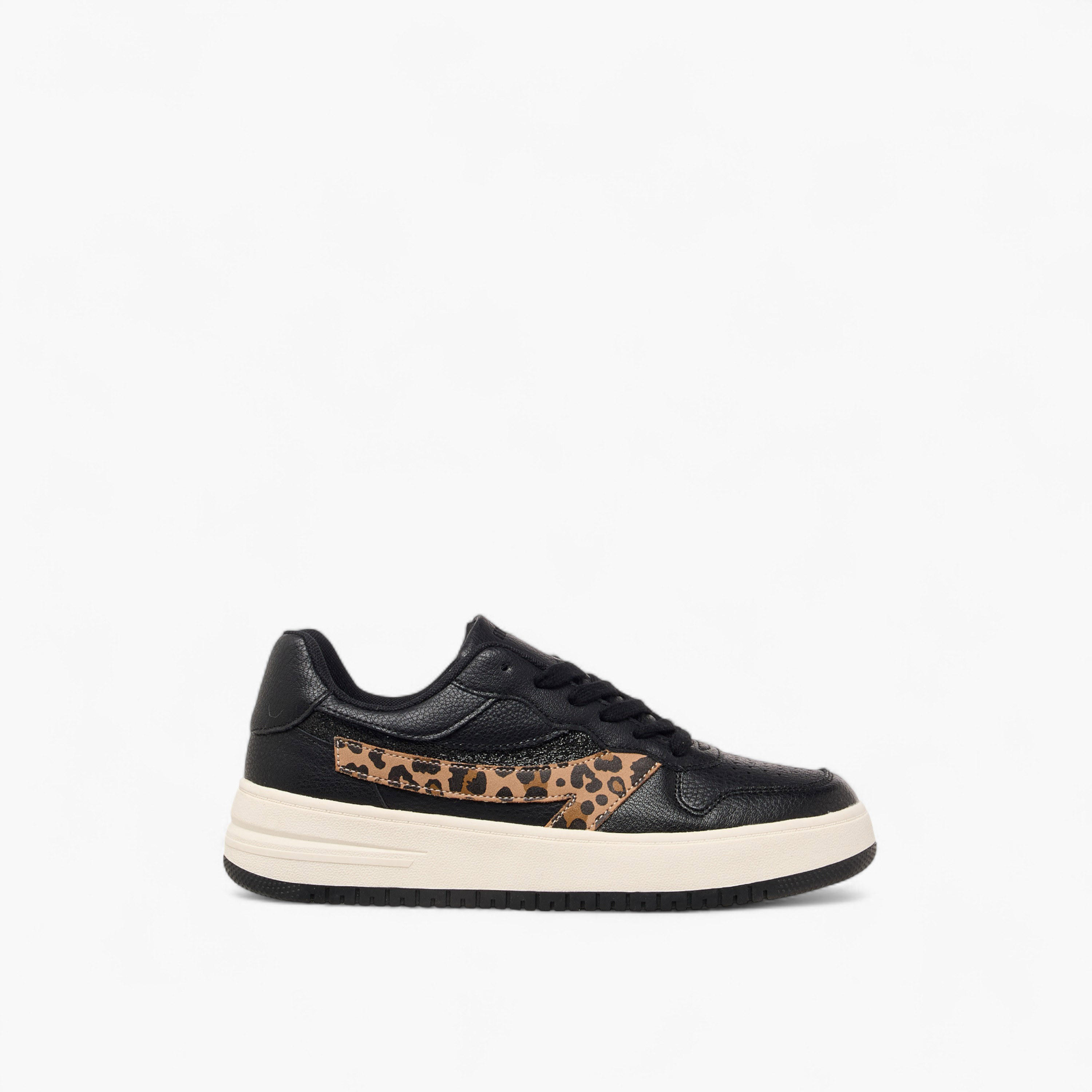 Missy Animal Print Sneakers with Lace-Up Closure-women-shoes-sneakers-image-3