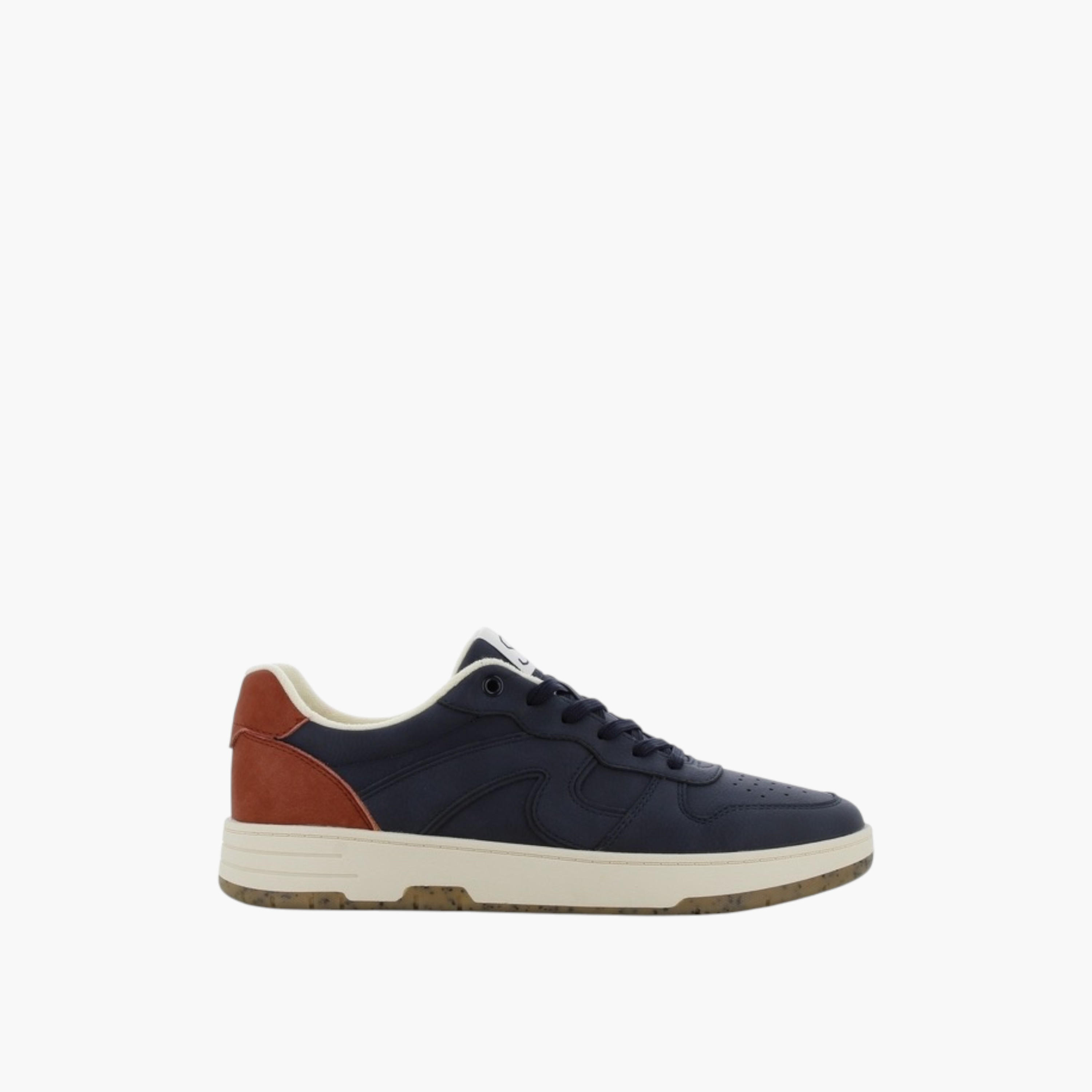 SJ Men's Panelled Sneakers with Lace-Up Closure - 637592-623-men-shoes-sneakers-image-2