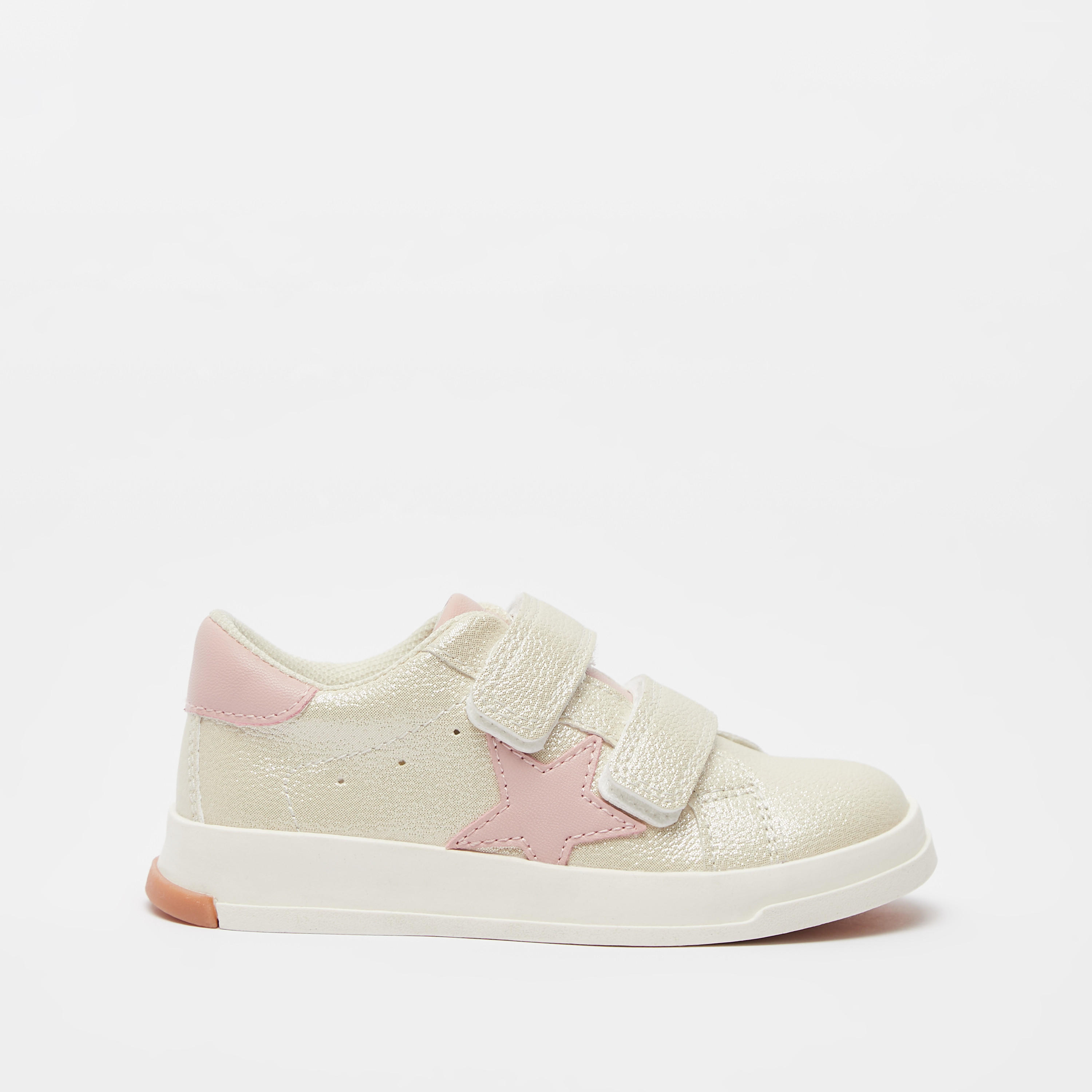 حذاء سنيكرز بشريط إغلاق لاصق من جونيورز-girls-shoes-sneakers-image-1