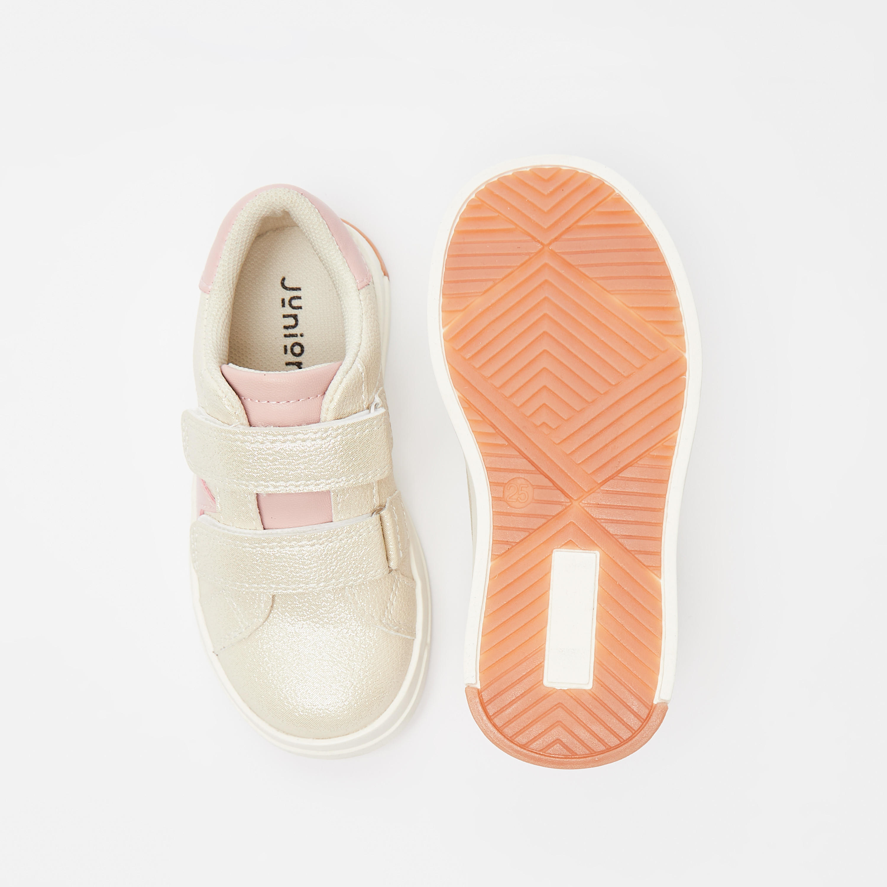 حذاء سنيكرز بشريط إغلاق لاصق من جونيورز-girls-shoes-sneakers-image-5