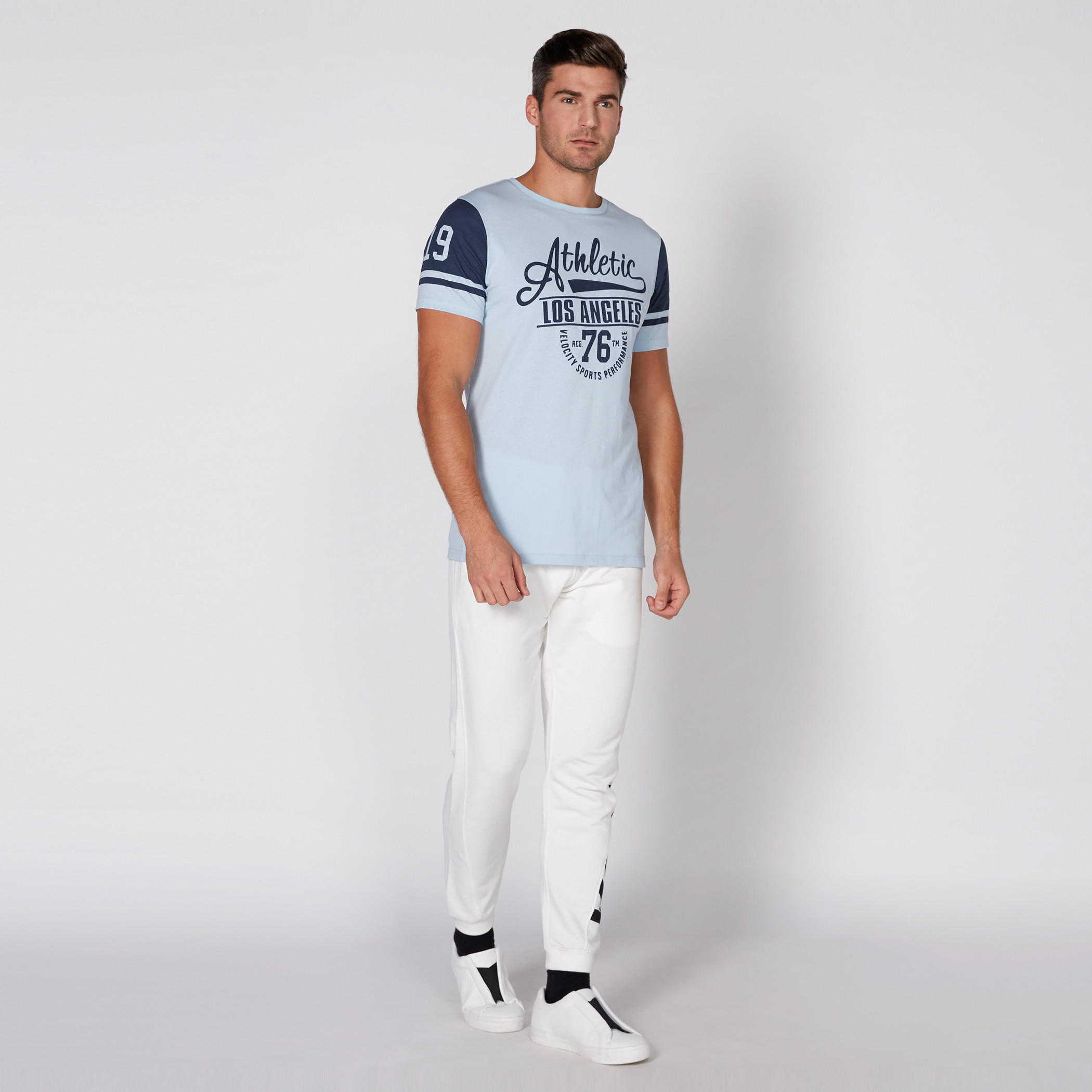 Printed T-Shirt with Round Neck and Short Sleeves-men-clothing-tshirtsandpolos-tshirts-image-2