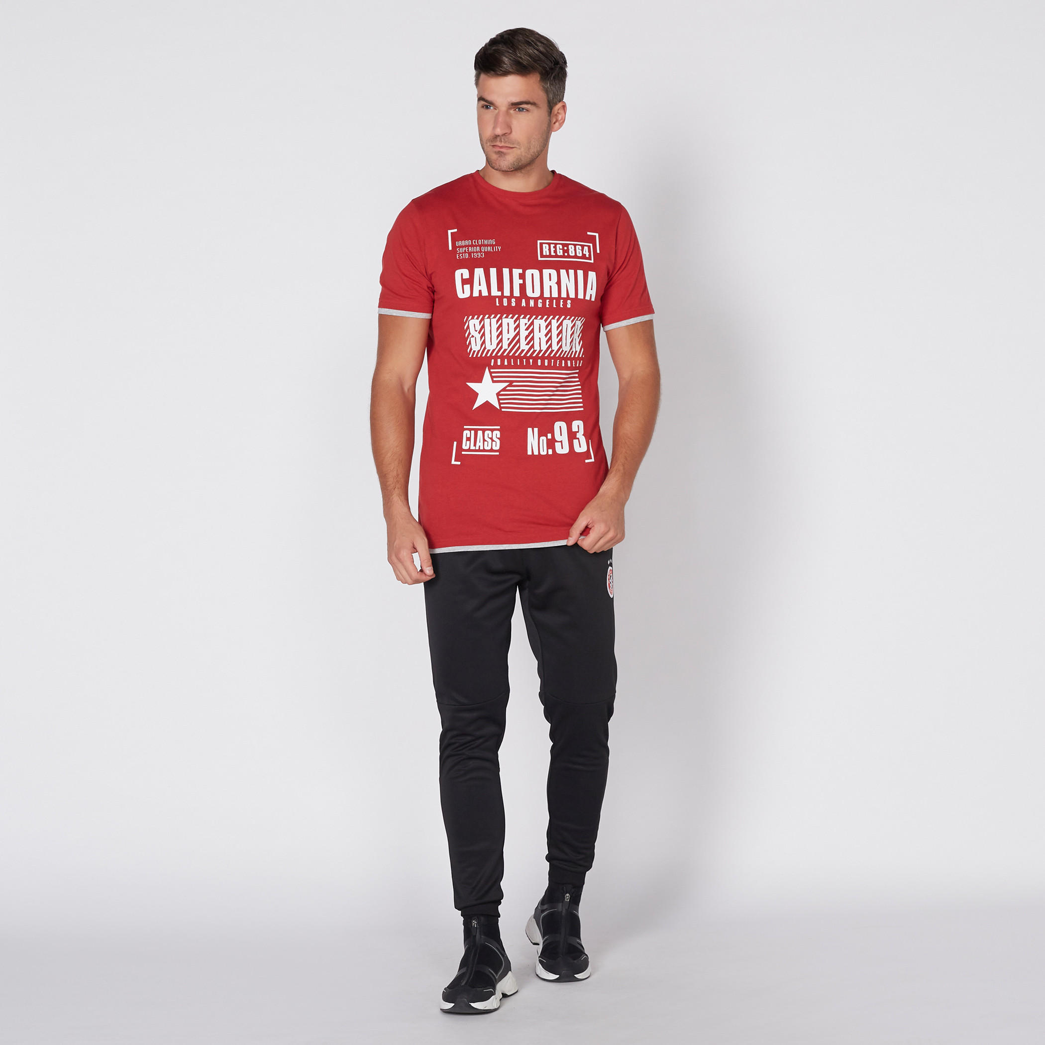 Printed T-Shirt with Round Neck and Short Sleeves-men-clothing-tshirtsandpolos-tshirts-image-2