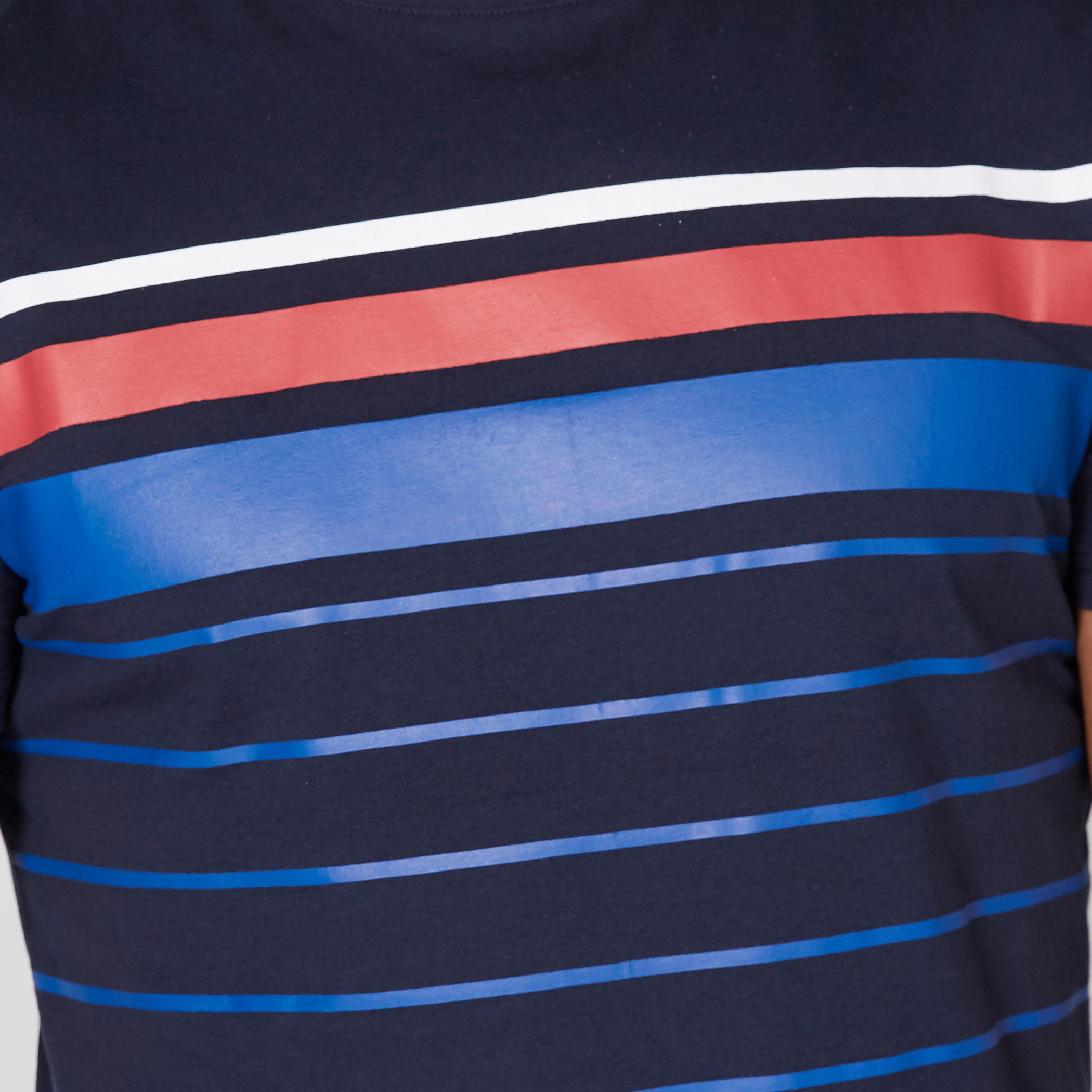 تيشيرت مقلّم بياقة مستديرة وأكمام قصيرة-men-clothing-tshirtsandpolos-tshirts-image-2