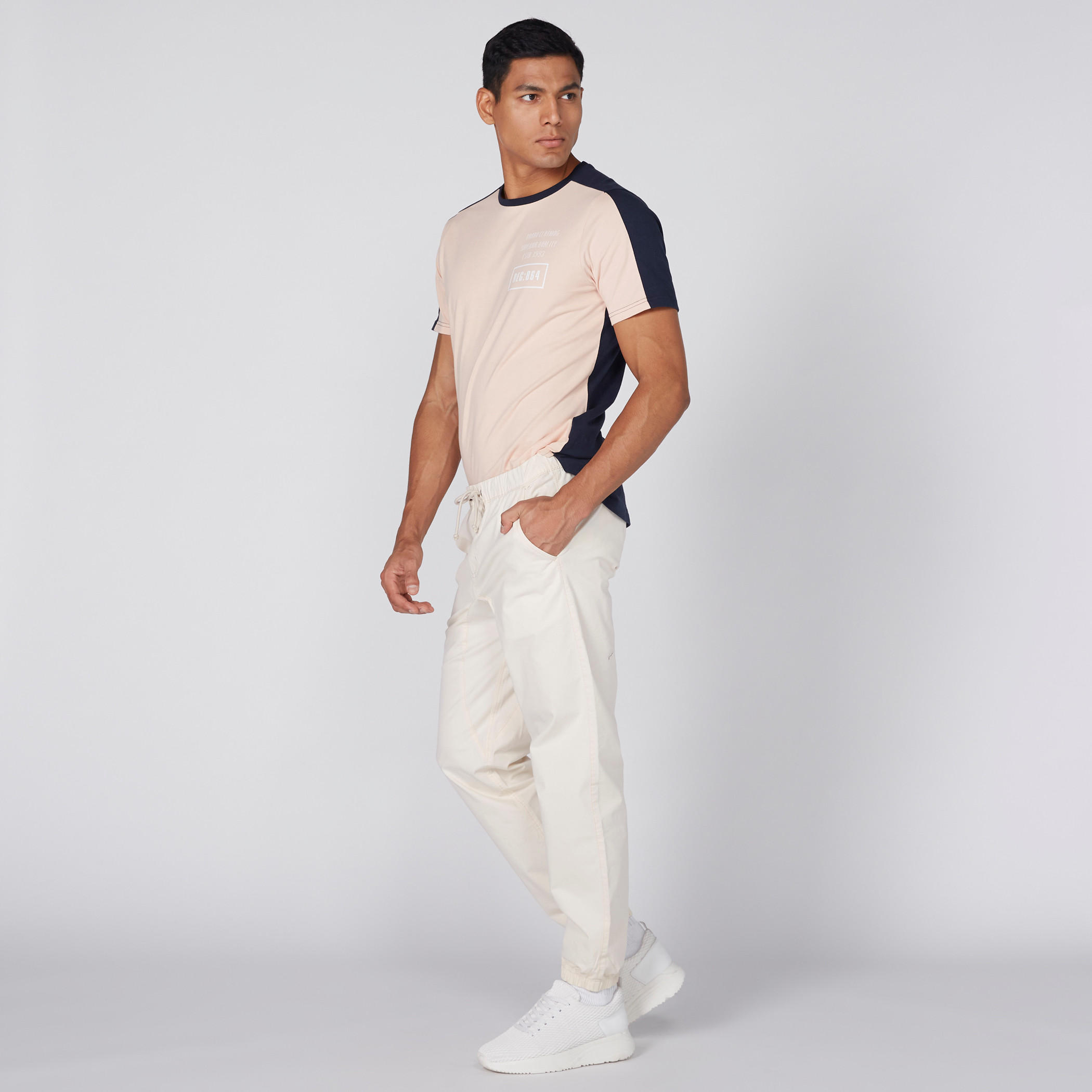 Full Length Jog Pants with Elasticised Waistband and Pocket Detail-men-clothing-bottoms-joggers-image-2