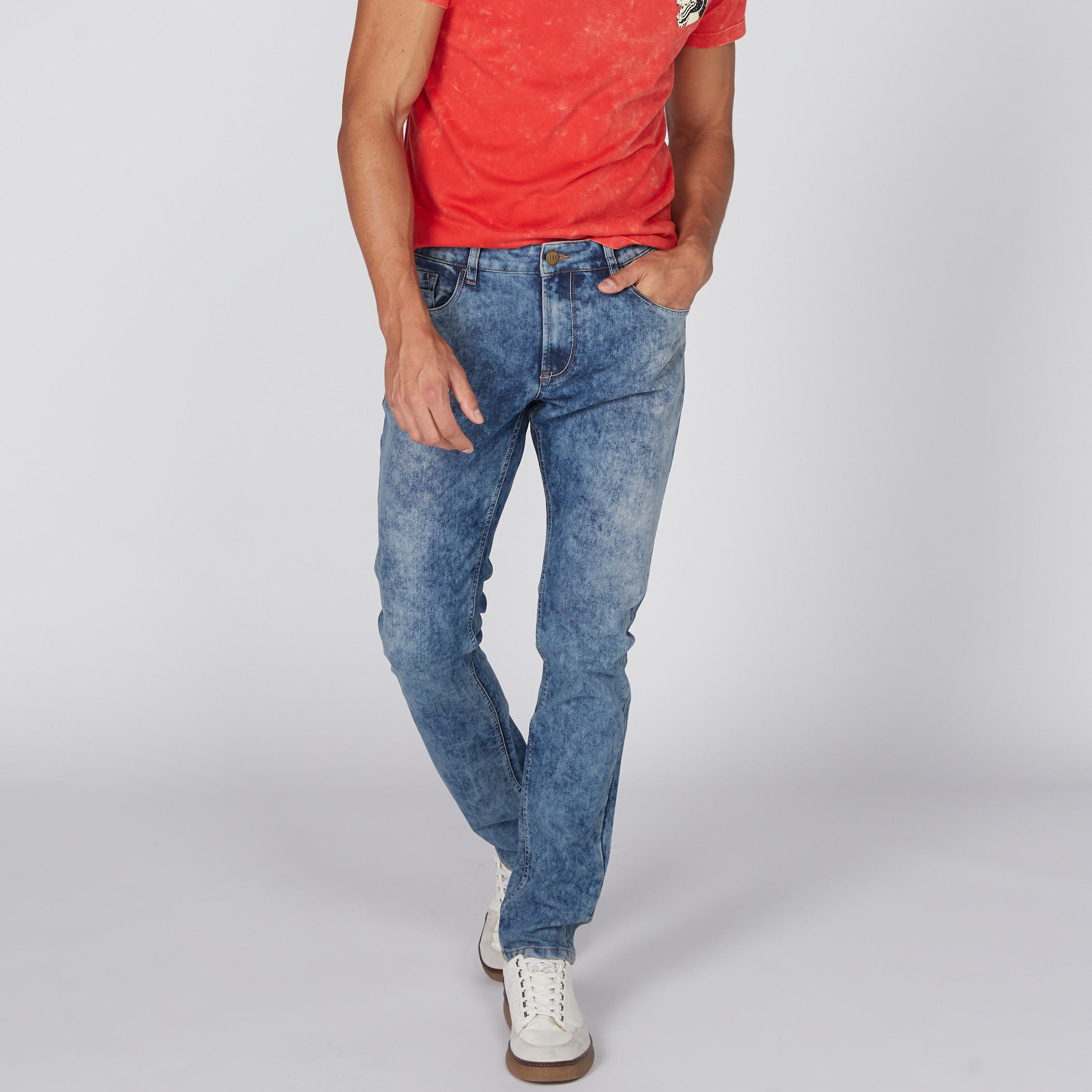 بنطال جينز طويل بأزرار وجيوب-men-clothing-bottoms-jeans-image-1