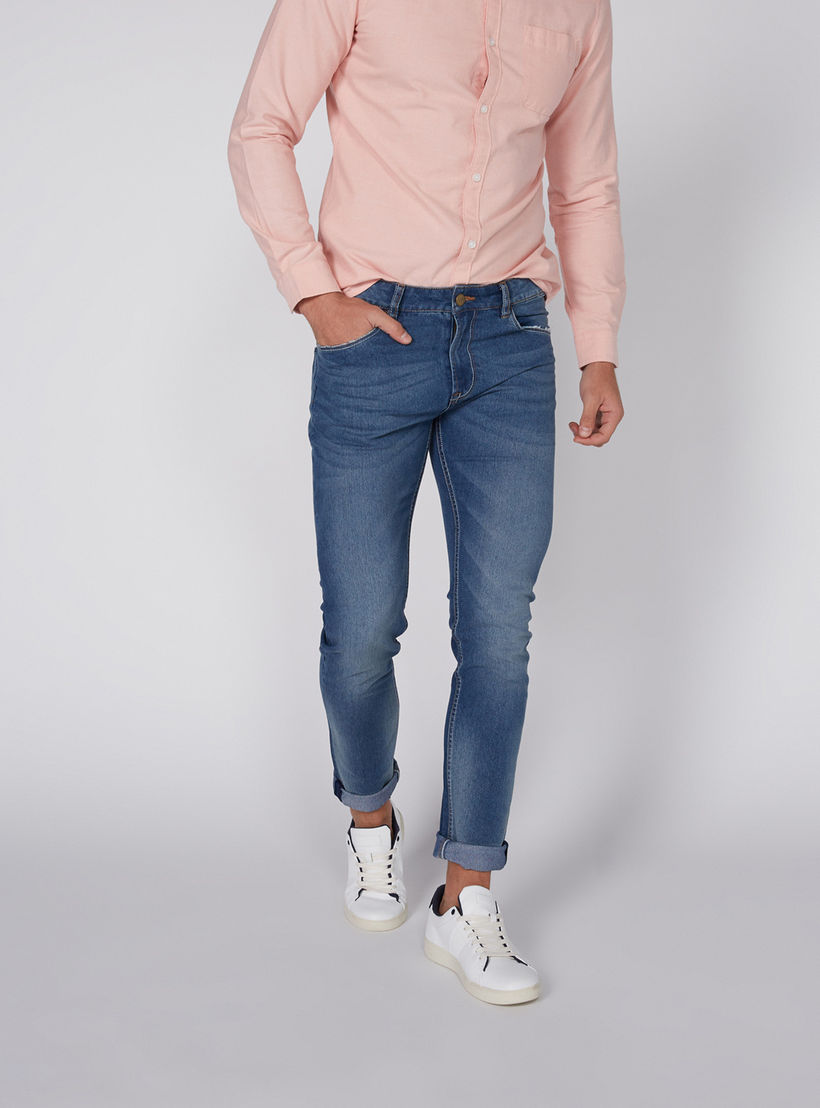 بِنطال جينز طويل بزر إغلاق وجيوب-men-clothing-bottoms-jeans-image-1