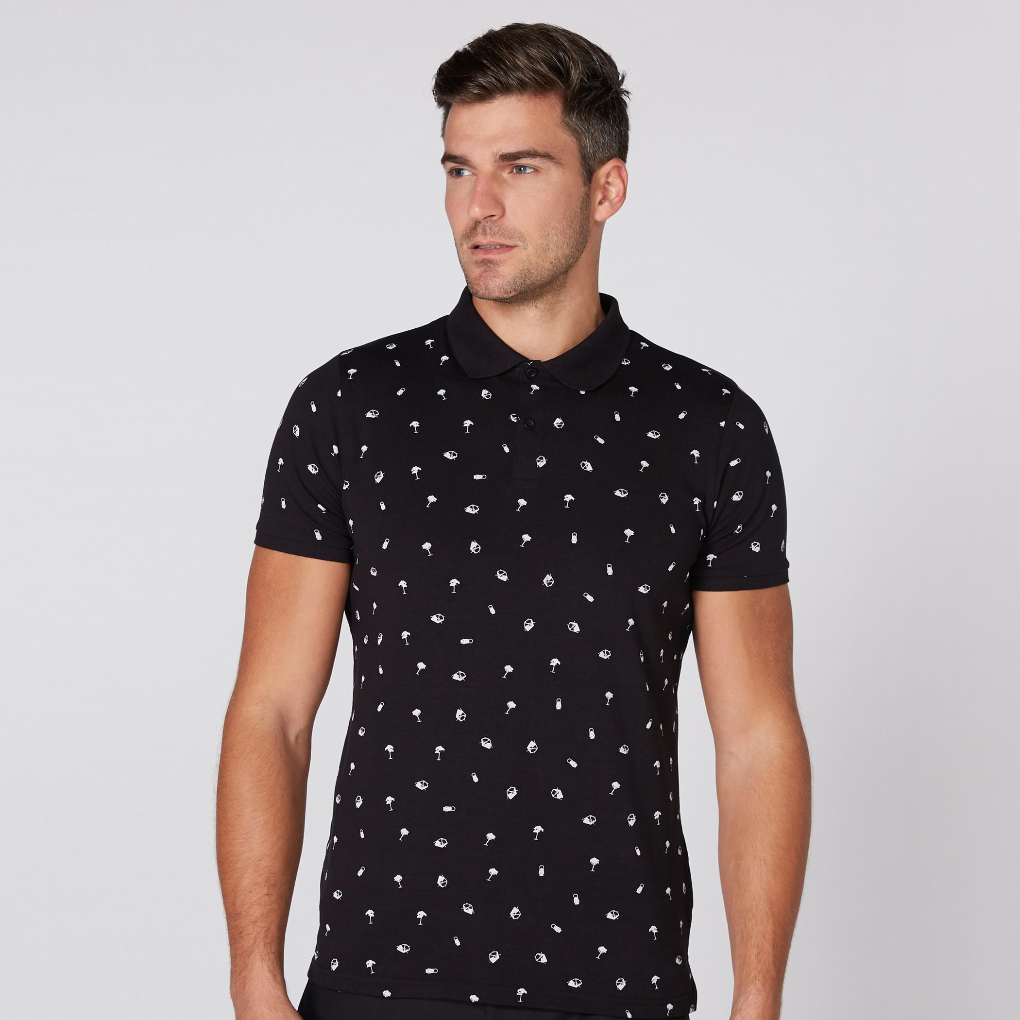 تيشيرت بياقة بولو وأكمام قصيرة وطبعات-men-clothing-tshirtsandpolos-polos-image-4