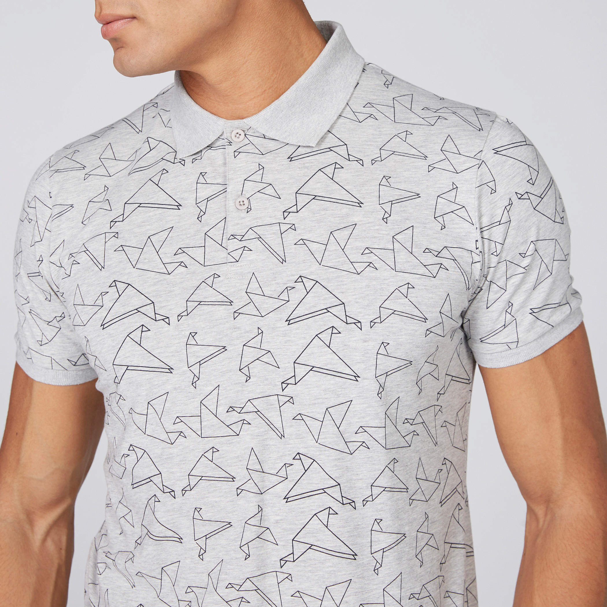 تيشيرت بياقة بولو وأكمام قصيرة وطبعات-men-clothing-tshirtsandpolos-polos-image-2