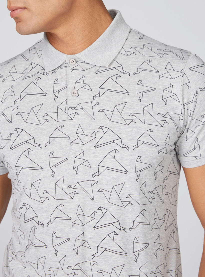 تيشيرت بياقة بولو وأكمام قصيرة وطبعات-men-clothing-tshirtsandpolos-polos-image-2