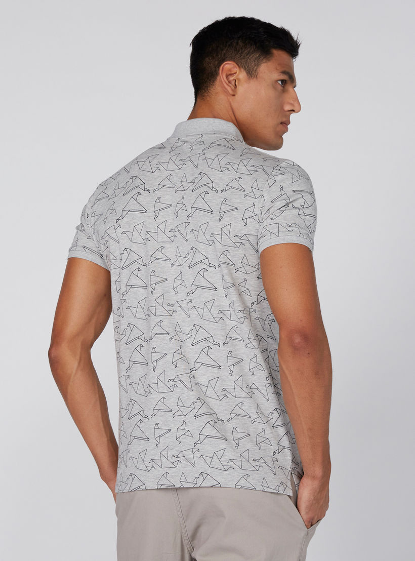 تيشيرت بياقة بولو وأكمام قصيرة وطبعات-men-clothing-tshirtsandpolos-polos-image-4